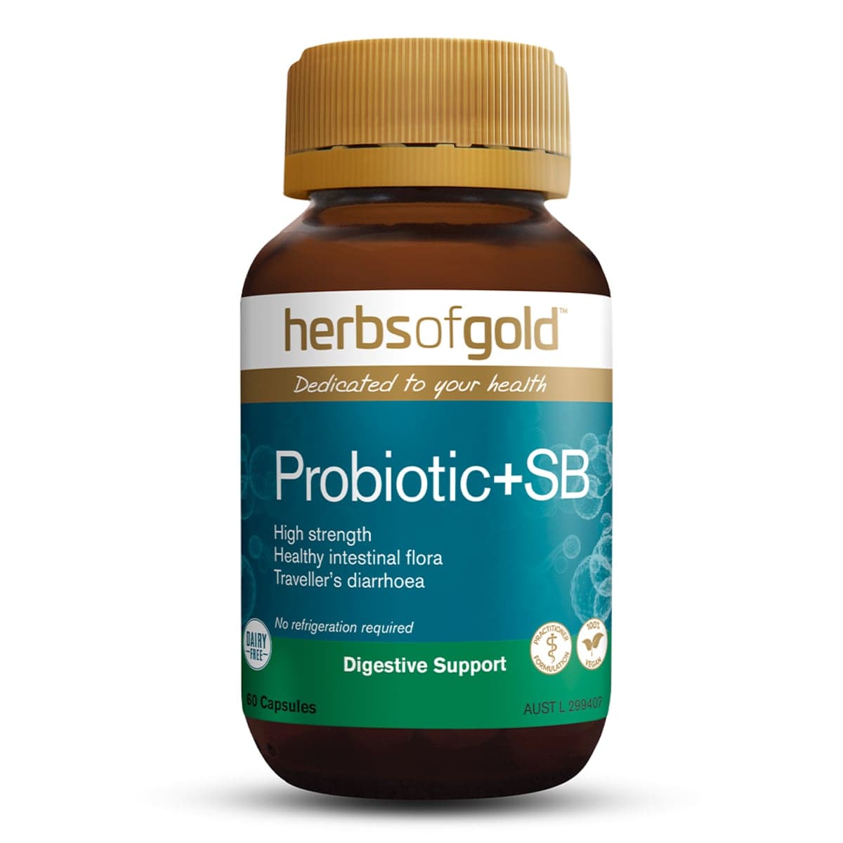 Herbs of Gold Probiotic + SB 60 Capsules