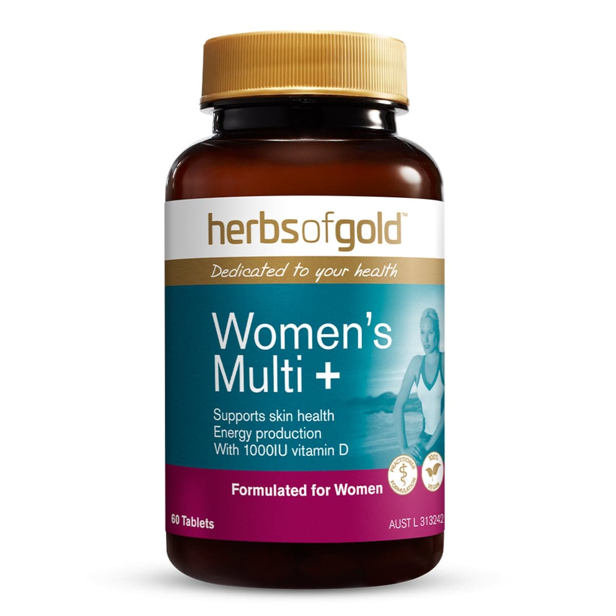 Herbs of Gold Womens Multi + 60 Tablets