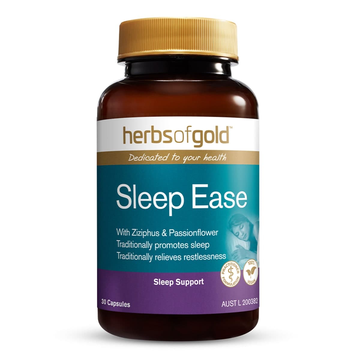 Herbs of Gold Sleep Ease 30 Capsules