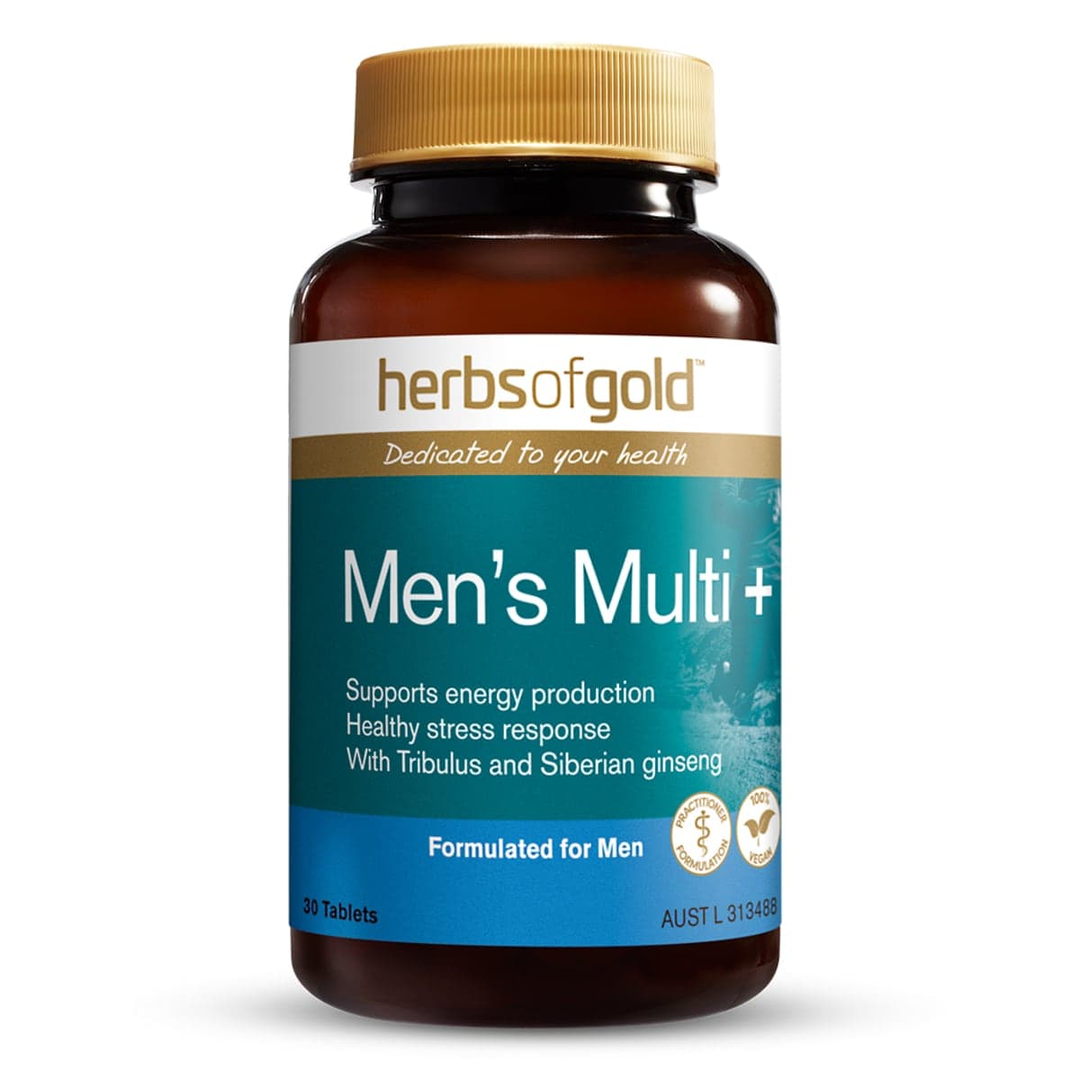 Herbs of Gold Men's Multi + 30 Tablets