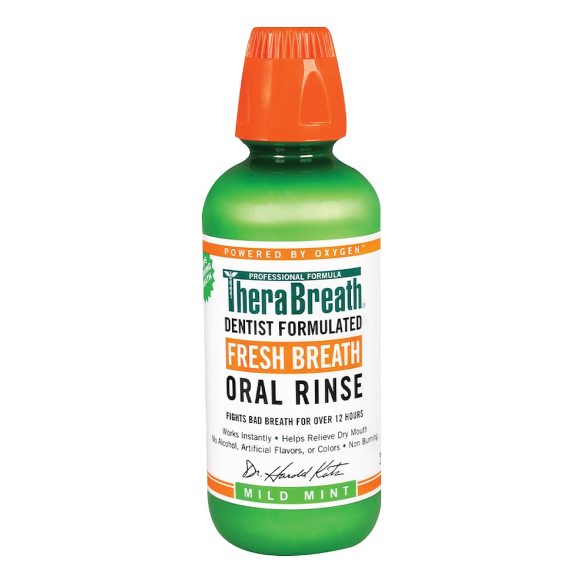 TheraBreath Fresh Breath Oral Rinse Mild Mint 473ml