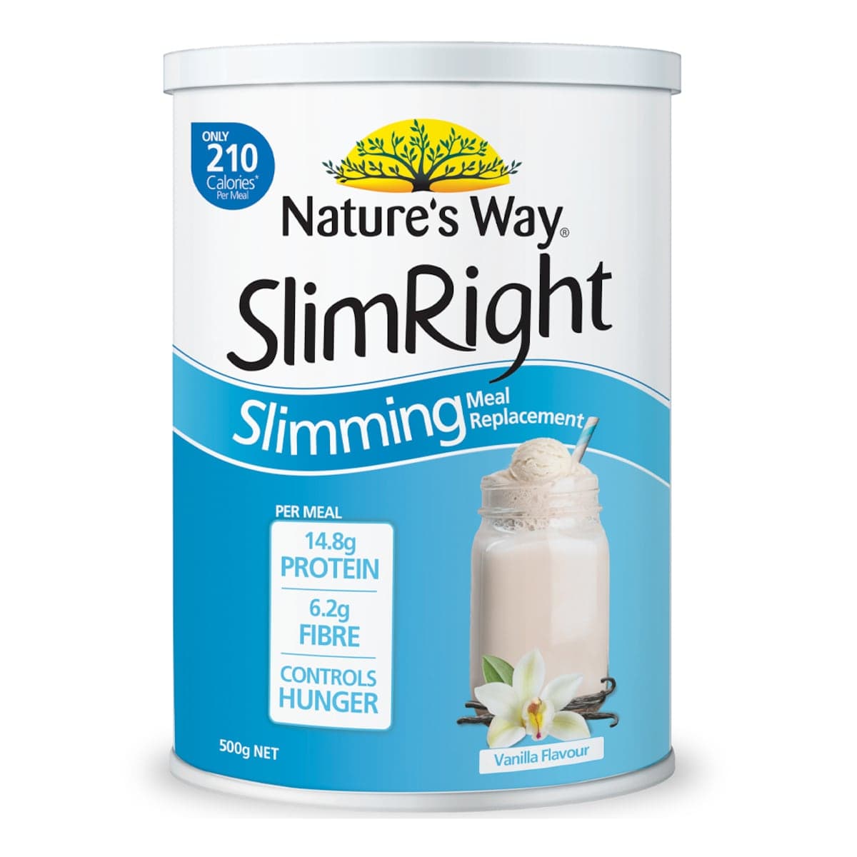 Nature's Way Slimright Slimming Meal Replacement Shake Vanilla 500g