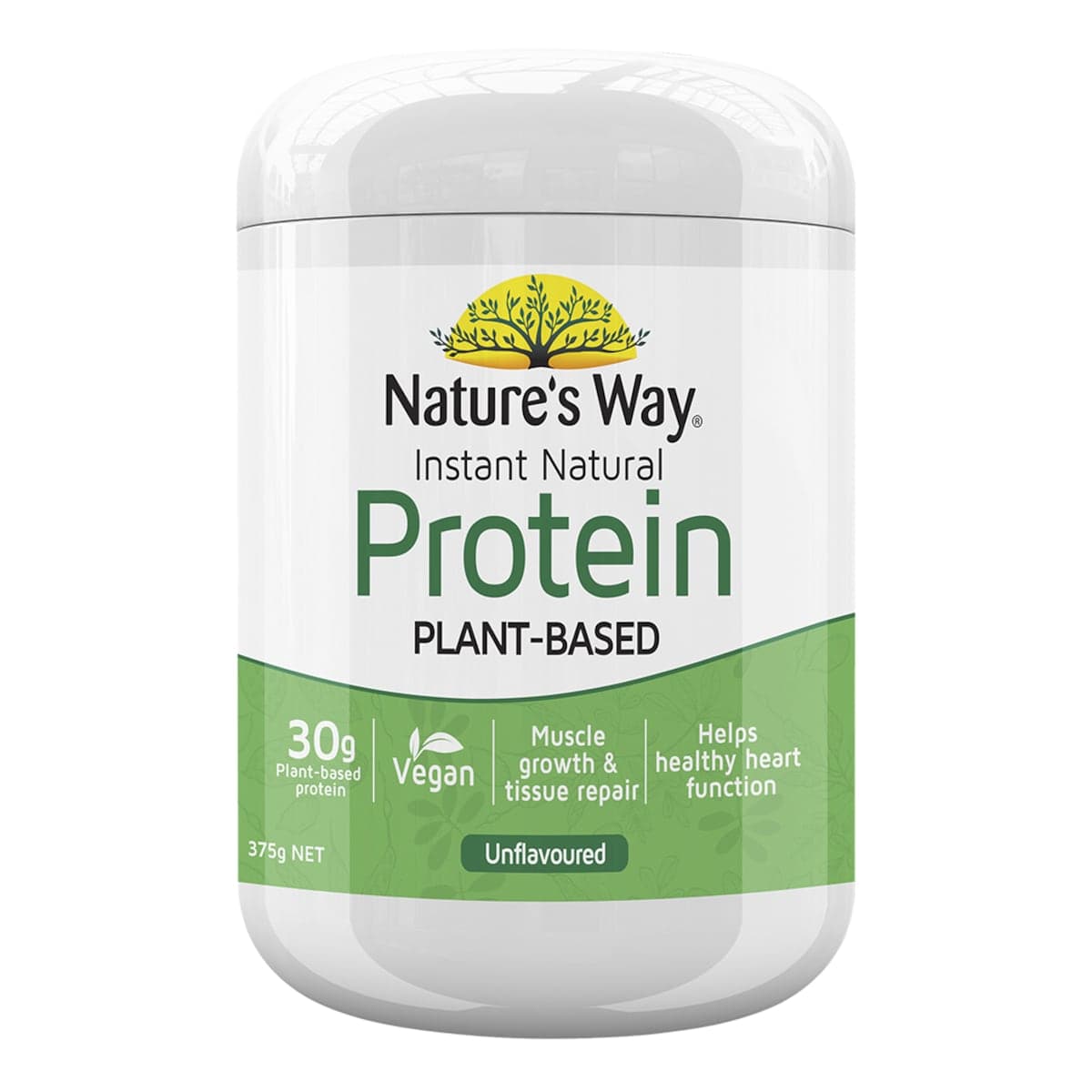 Nature's Way Instant Natural Plant Based Protein Natural 375g