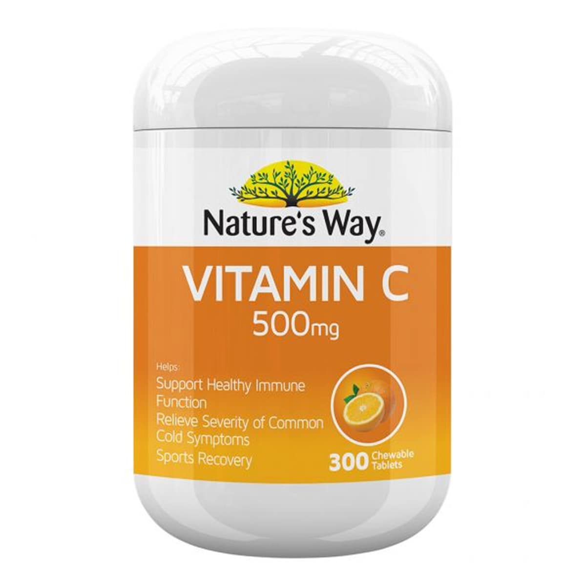 Nature's Way Vitamin C 500mg 300 Chewable Tablets