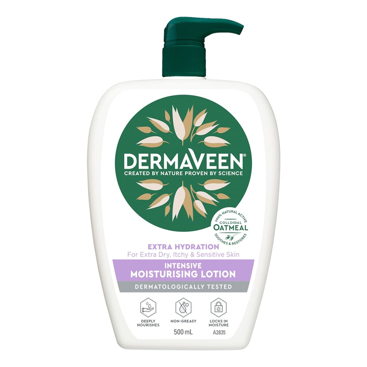 DermaVeen Extra Hydration Intensive Moisturising Lotion 500ml