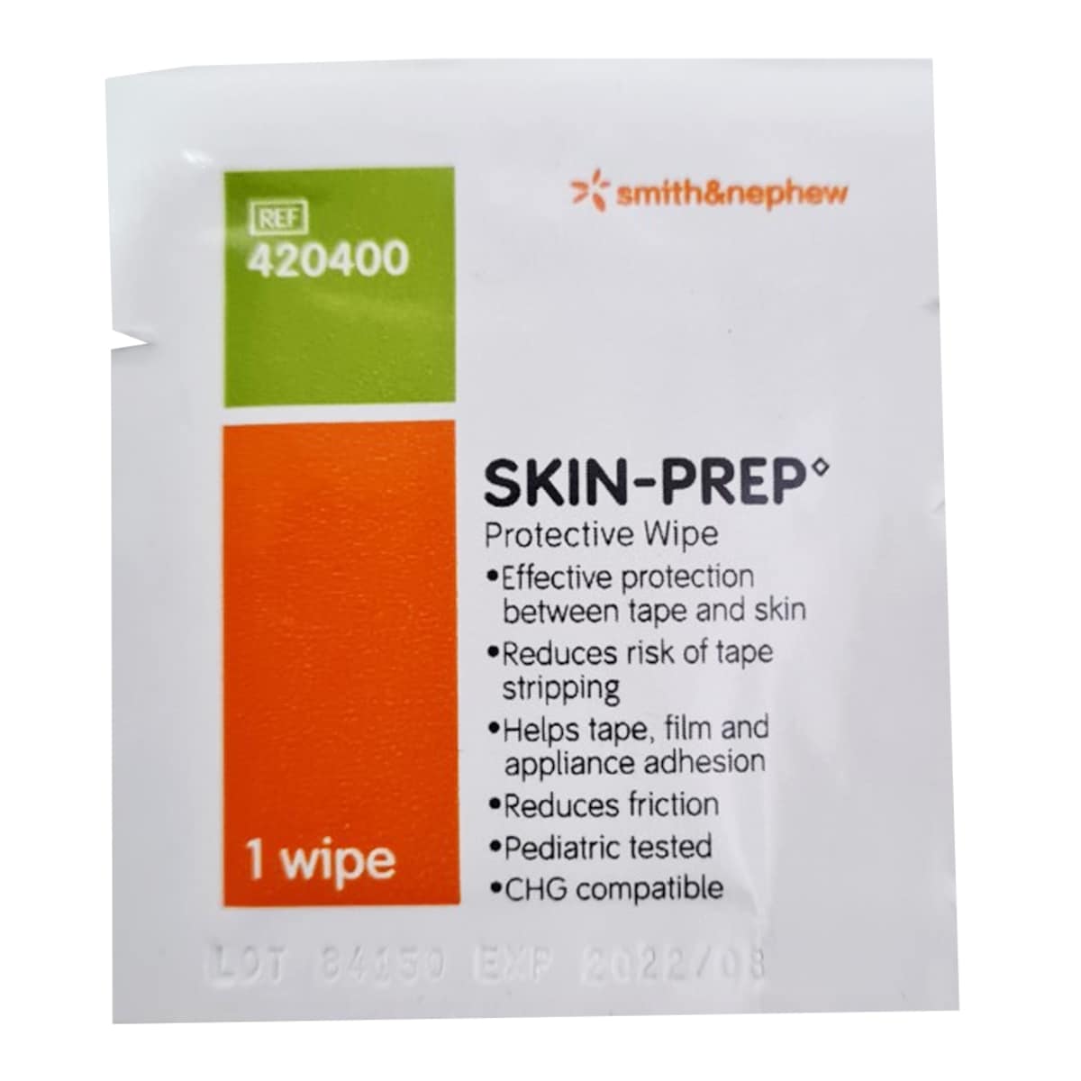 Skin-Prep Skin Protective Wipe Single