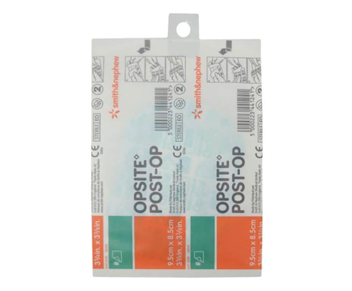 Opsite Post-Op Waterproof Dressing 9.5cm x 8.5cm Single by Smith & Nephew