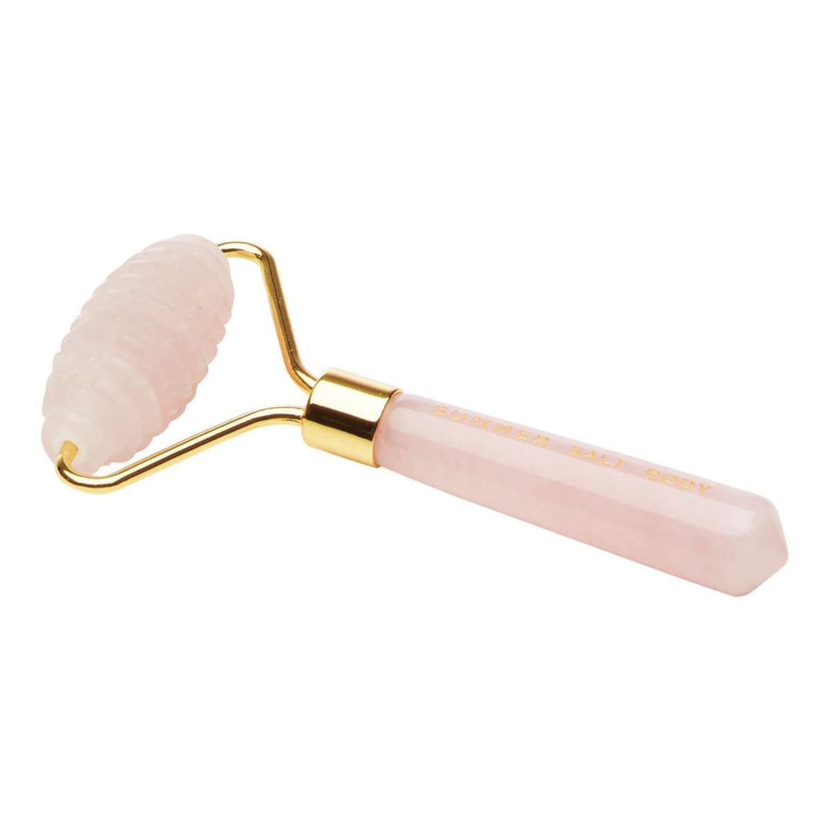 SUMMER SALT BODY Spiky Crystal Facial Roller Rose Quartz