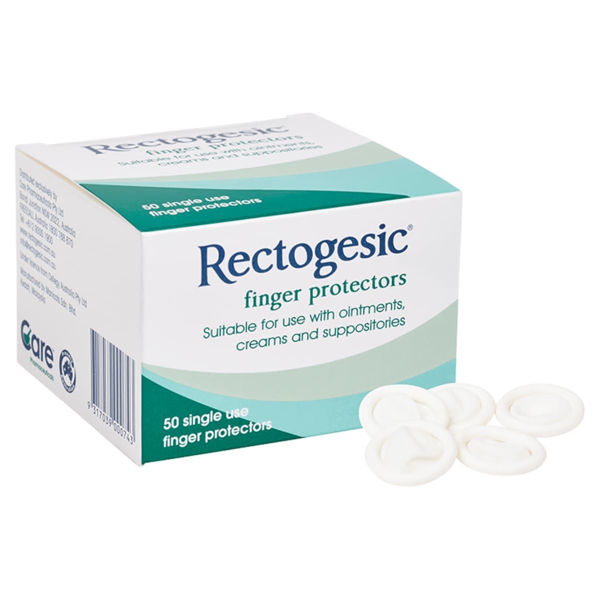 Rectogesic Finger Protectors 50 Pack