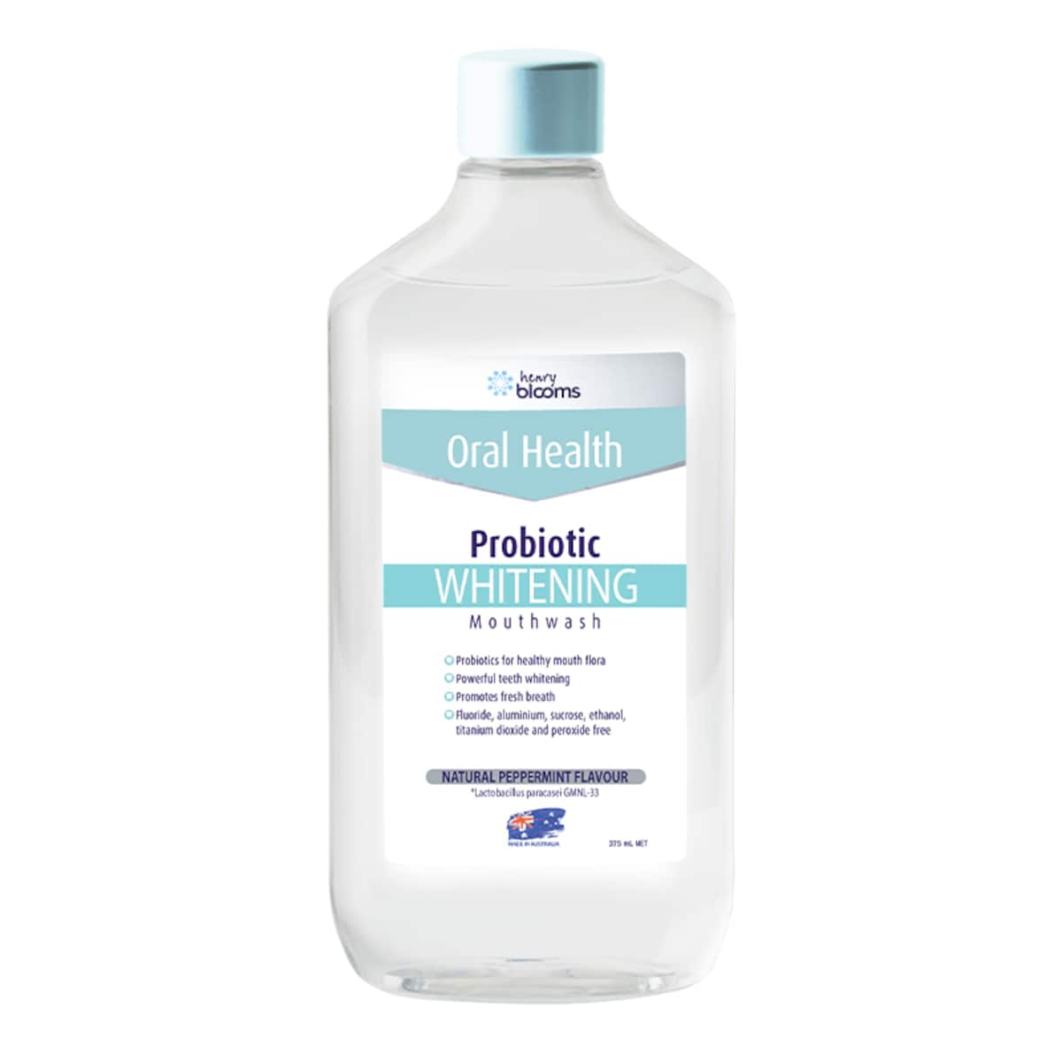 Henry Blooms Probiotic Mouthwash Whitening 375ml
