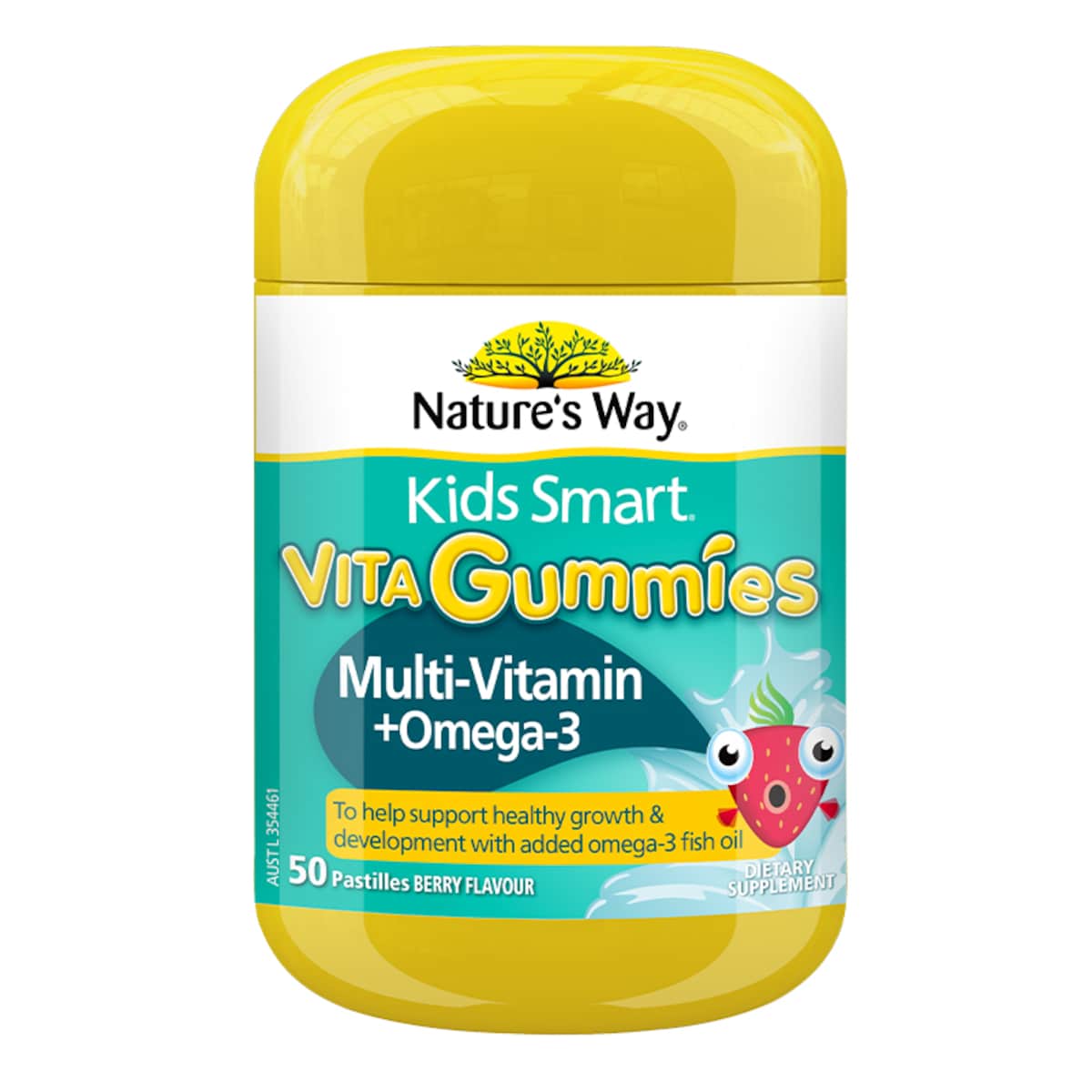 Nature's Way Kids Smart Vita Gummies Multi-Vitamin + Omega-3 50 Pack