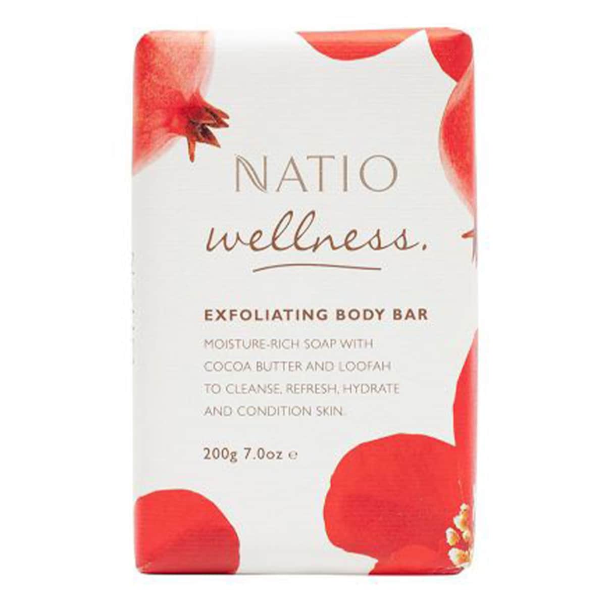 Natio Wellness Exfoliating Body Bar 200g