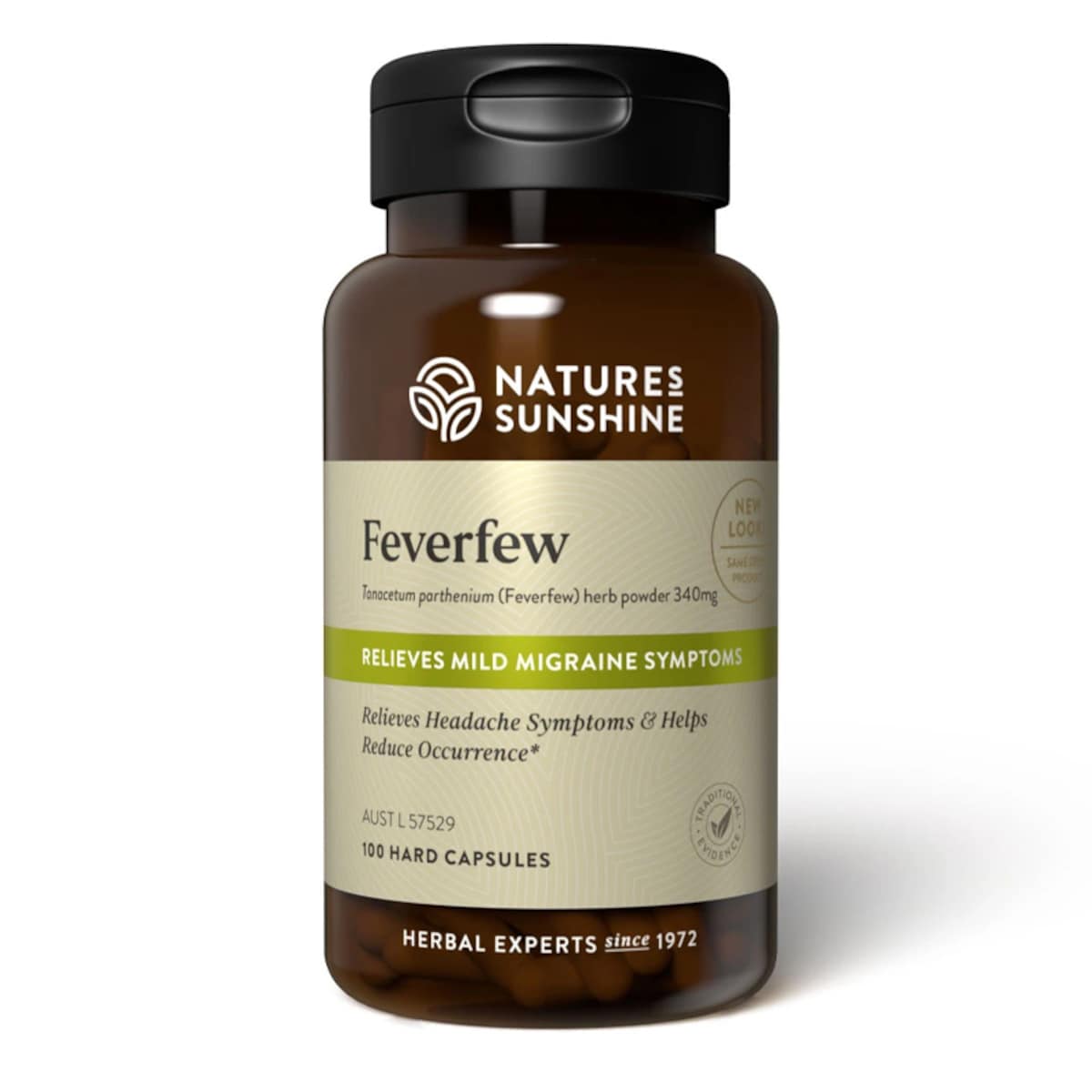 Nature's Sunshine Feverfew 340mg 100 Capsules