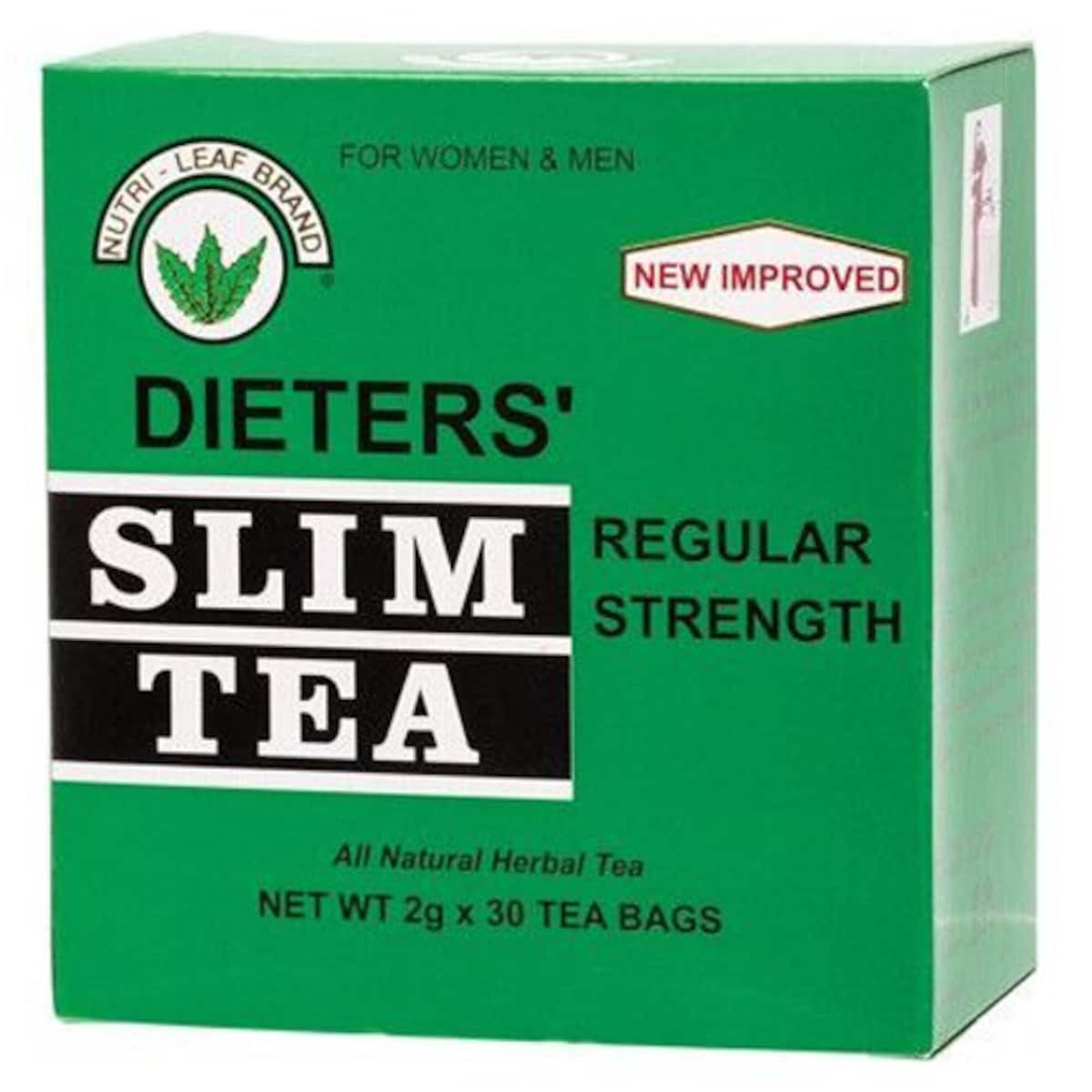 Nutri-Leaf Dieters Slim Tea Regular Strength 30 Bags