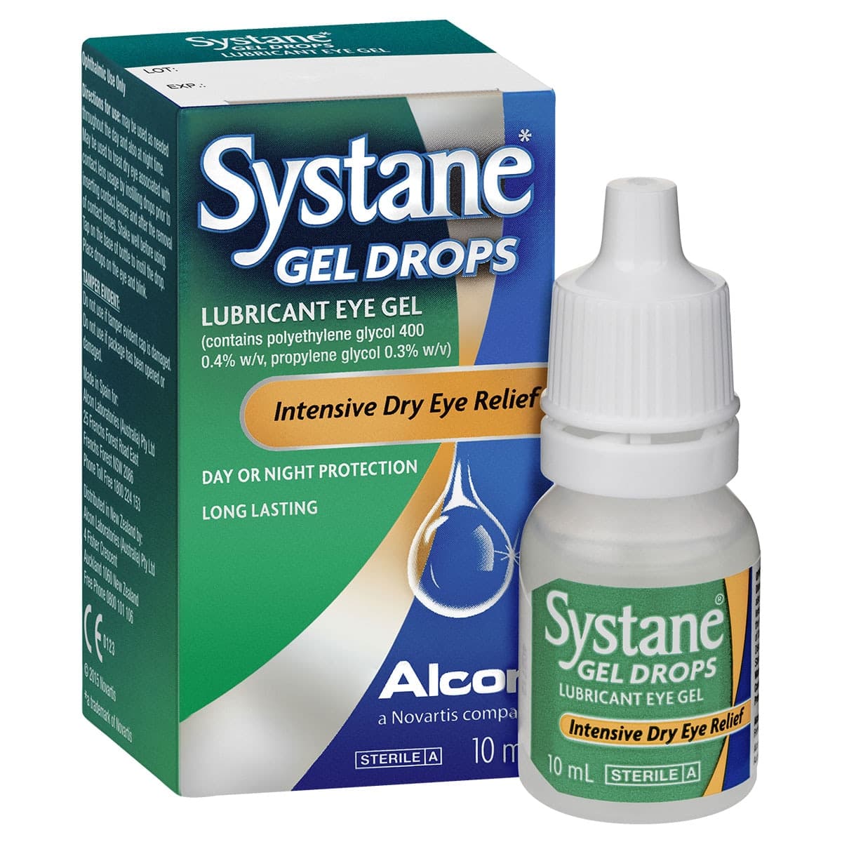 Systane Lubricant Eye Gel Drops Dry Eye Relief 10g