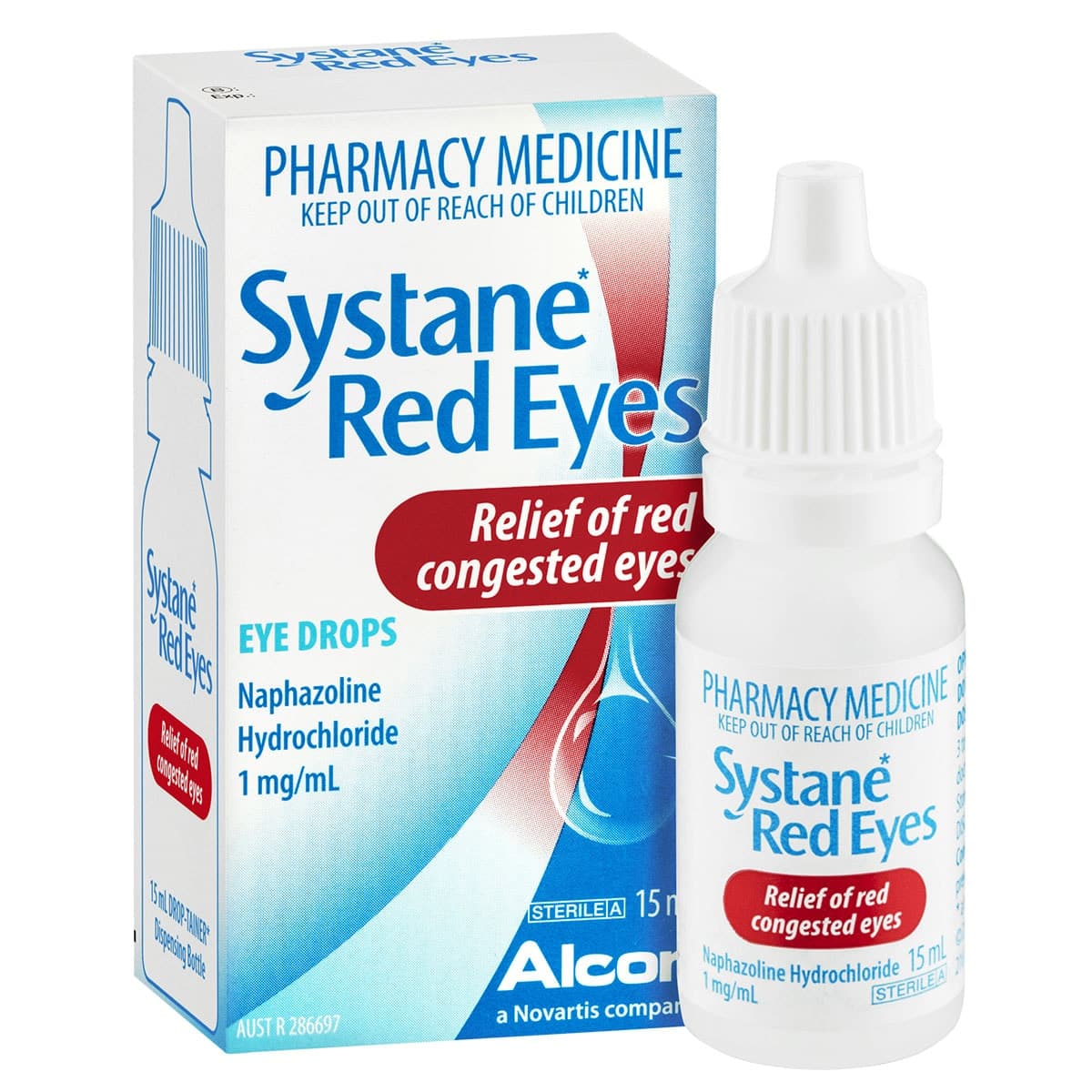 Systane Red Eye Drops Red Congested Eye Relief 15ml