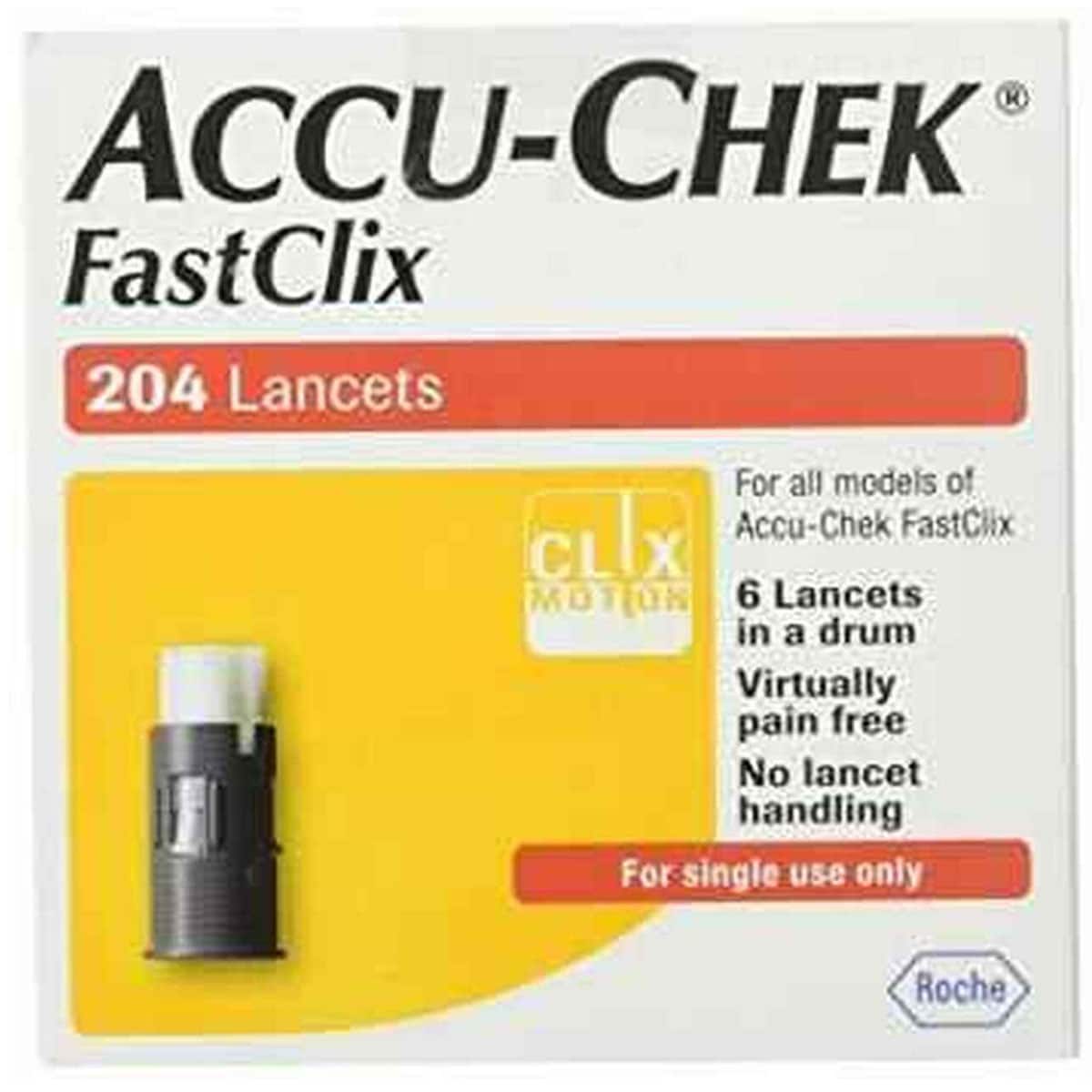 Accu-Chek FastClix Lancets 204 Pack