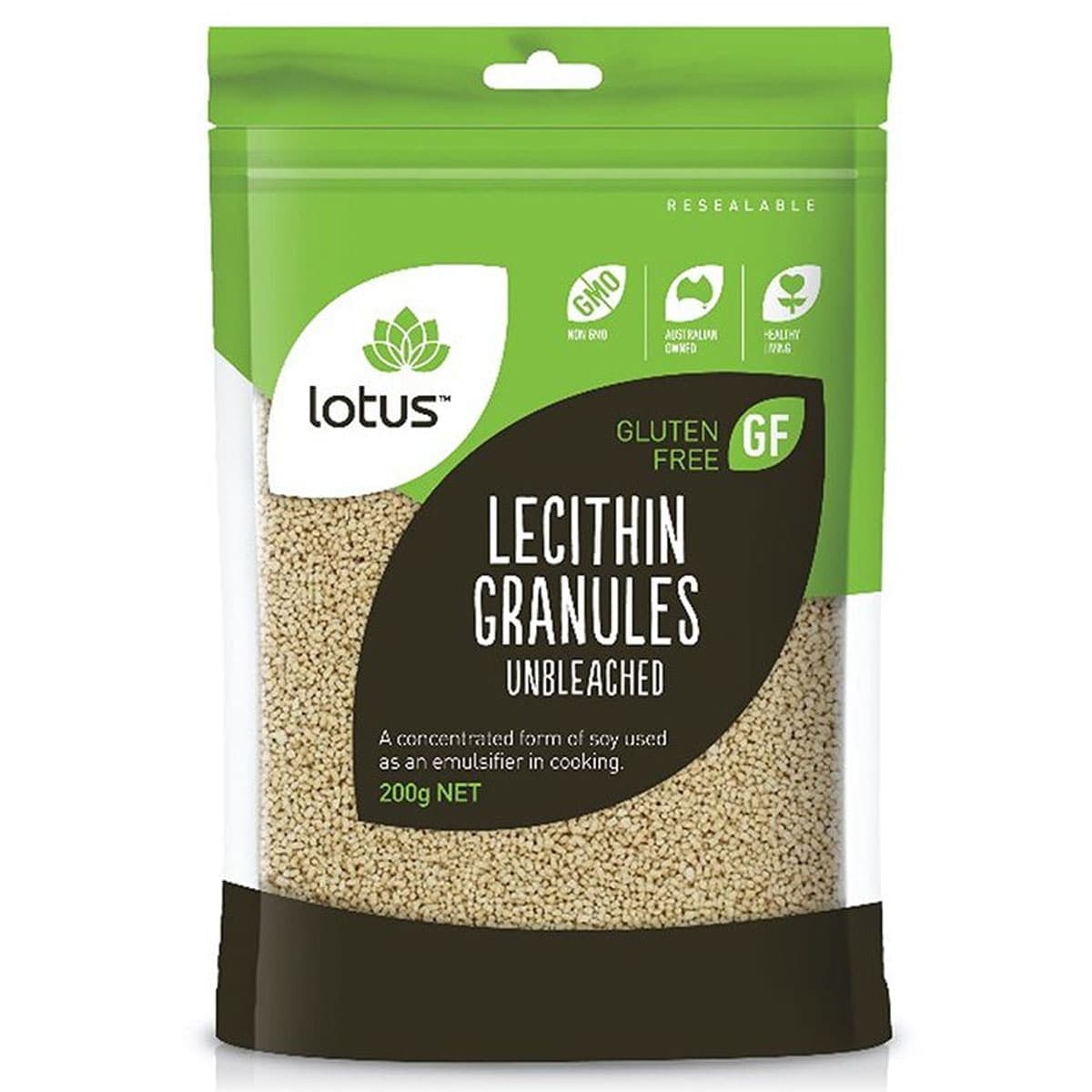 Lotus Unbleached Lecithin Granules 200g