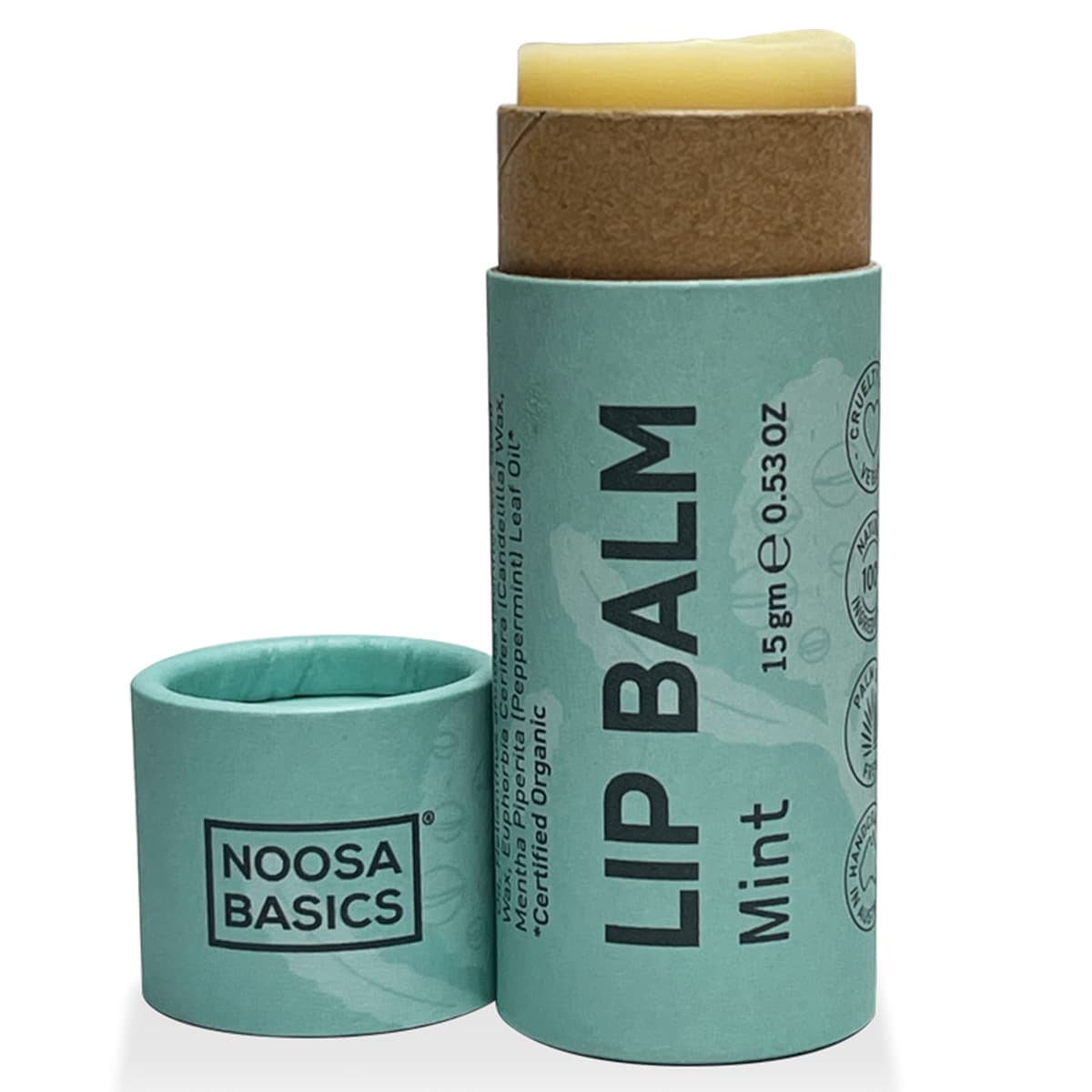 Noosa Basics Organic Lip Balm Mint 15g