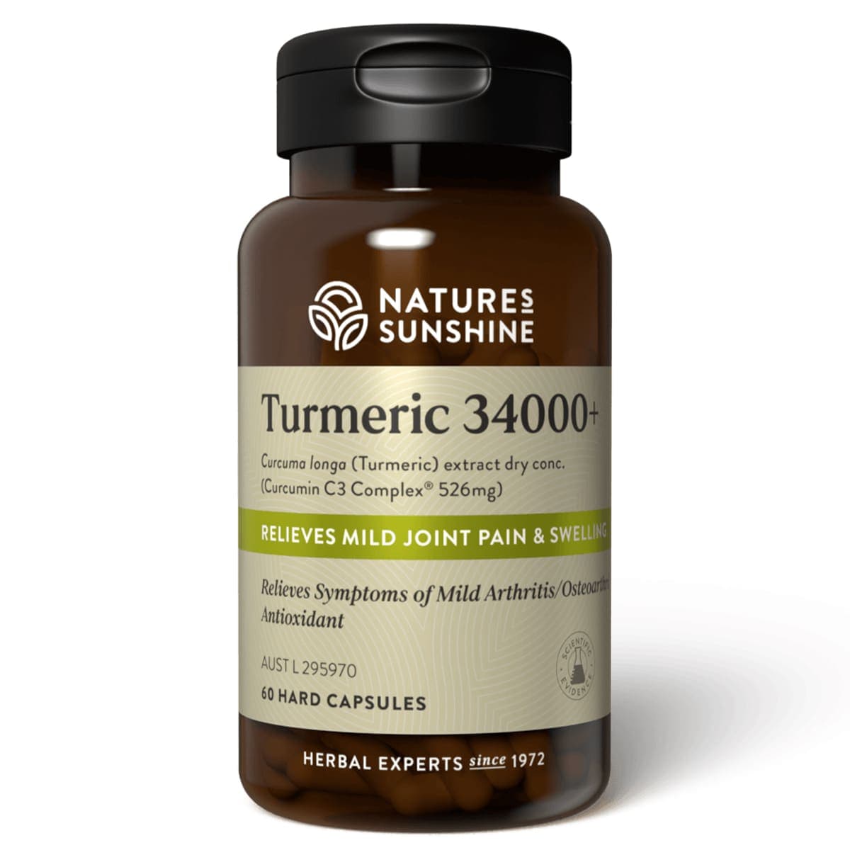 Nature's Sunshine Turmeric 34000+ 60 Capsules