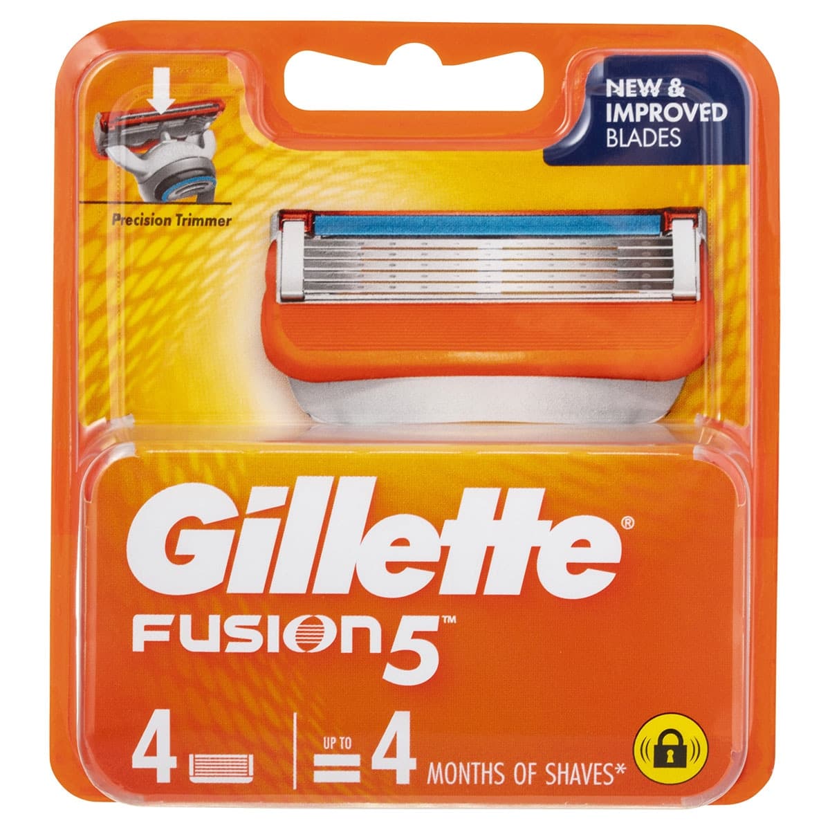 Gillette Fusion Manual Replacement Cartridges 4 Pack