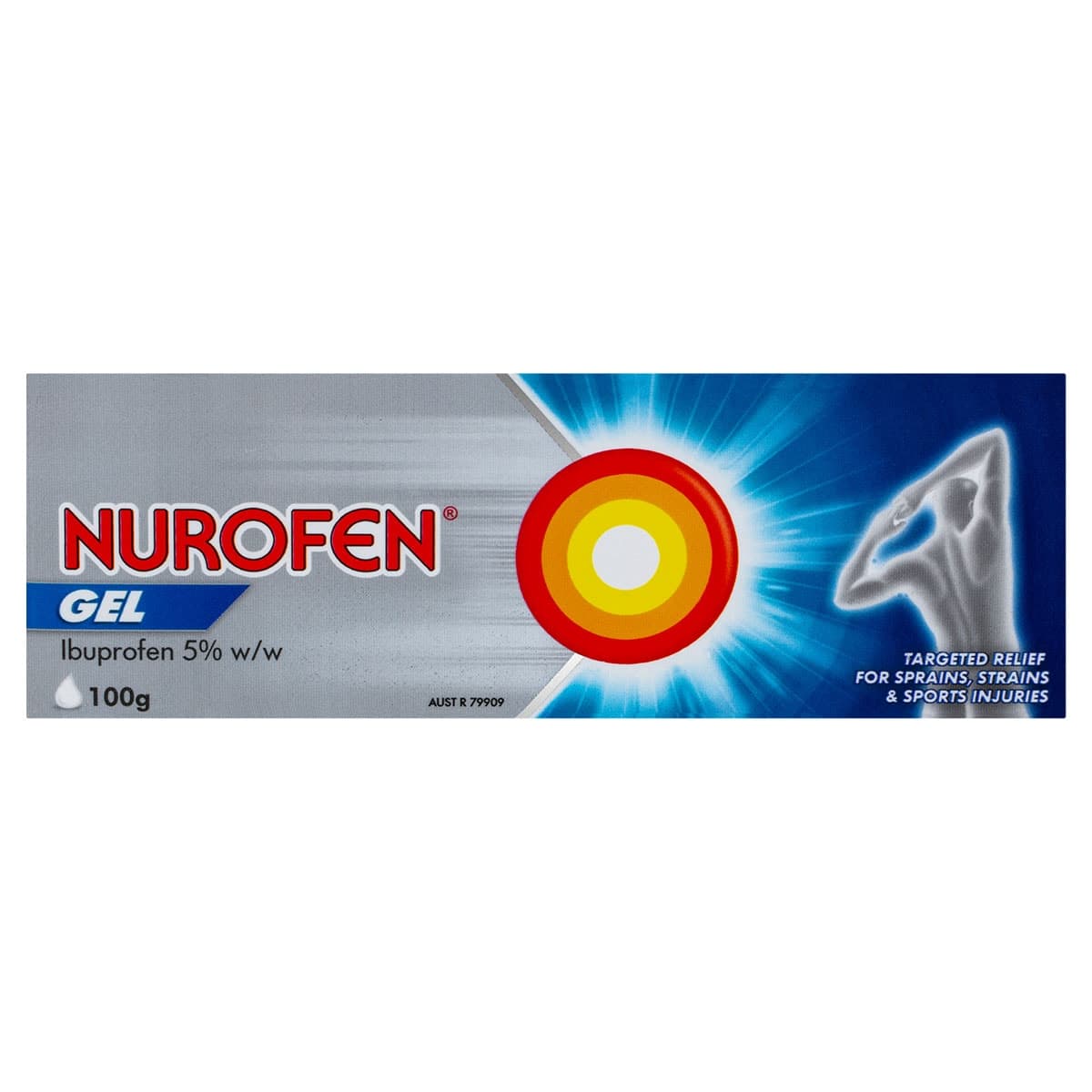 Nurofen Pain & Inflammation Relief Gel 5% Ibuprofen 100g
