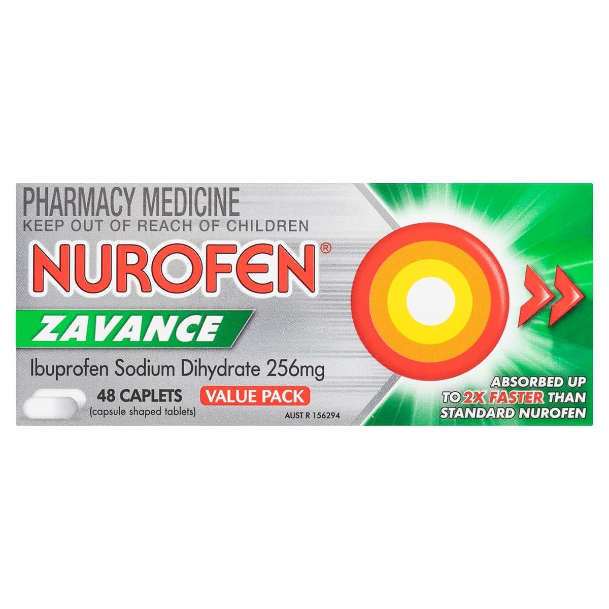 Nurofen Zavance Fast Pain Relief 48 Caplets