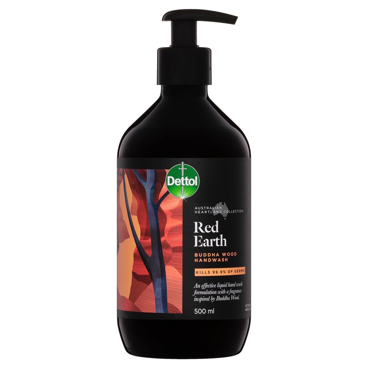 Dettol Red Earth Buddha Wood Hand Wash 500ml