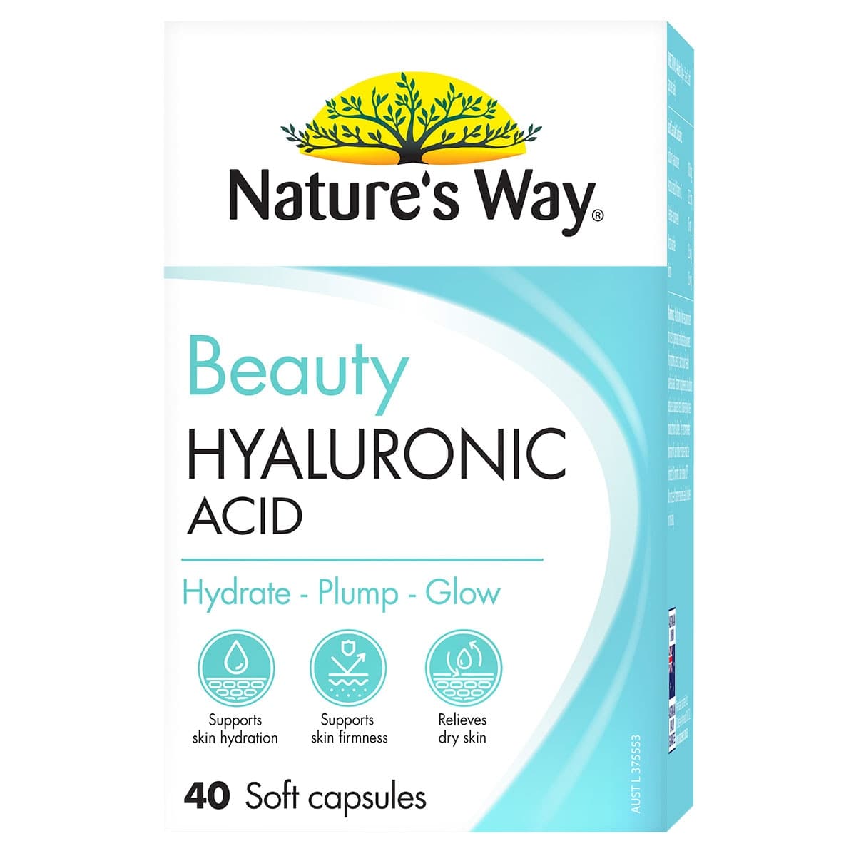 Nature's Way Beauty Hyaluronic Acid 40 Soft Capsules