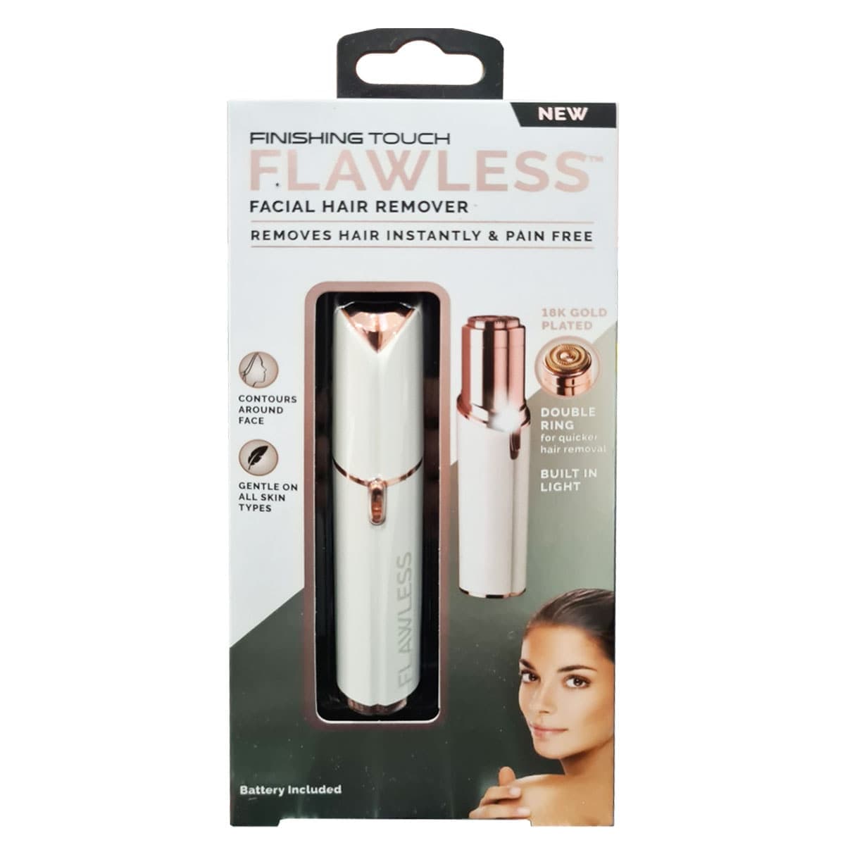 Finishing Touch Gen 2 Flawless Facial Hair Remover 1 Pack