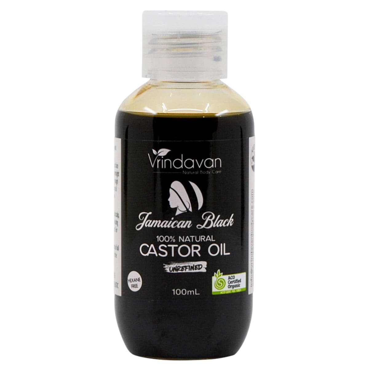 Vrindavan Jamaican Black Castor Oil Unrefined 100ml