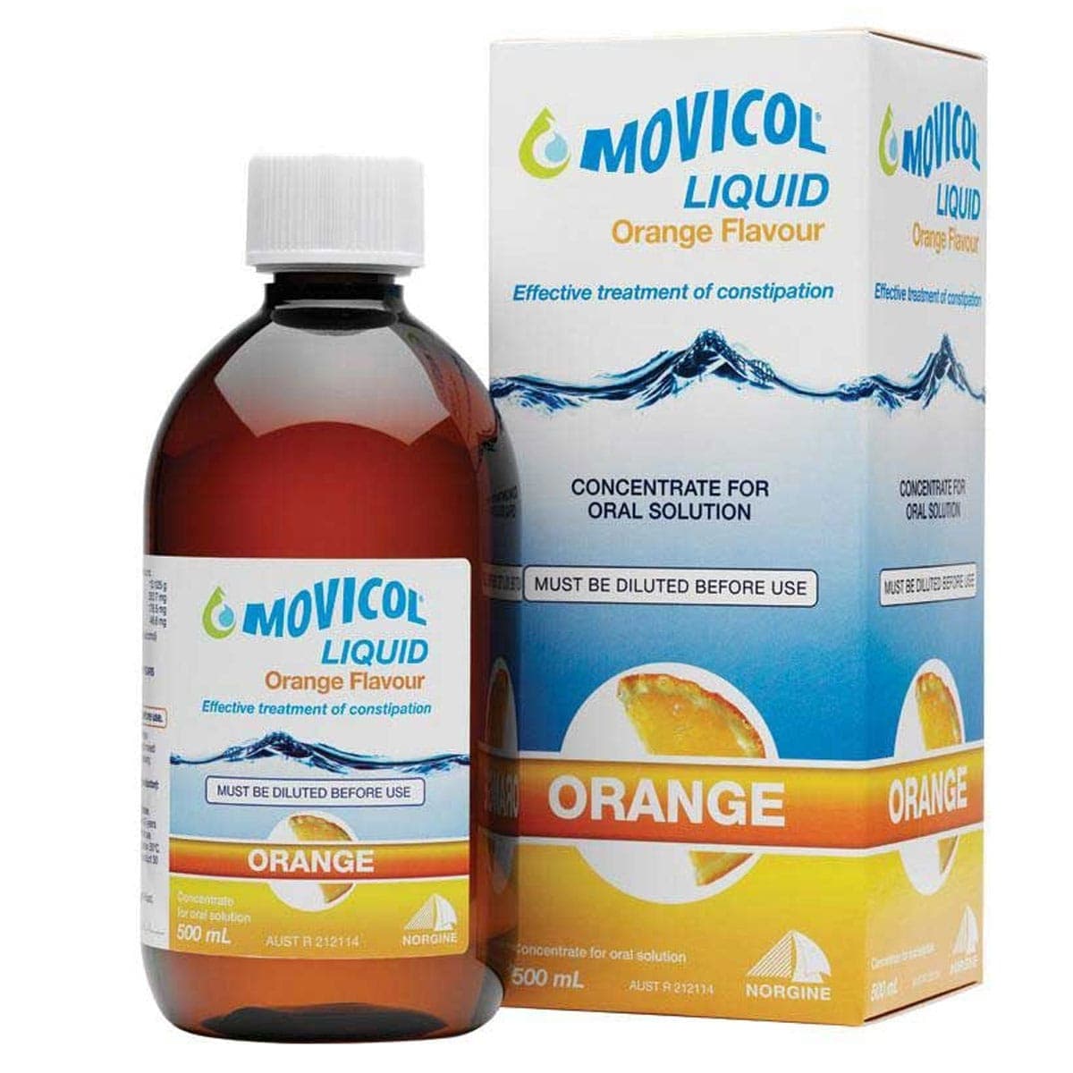 Movicol Liquid Concentrate Orange 500ml