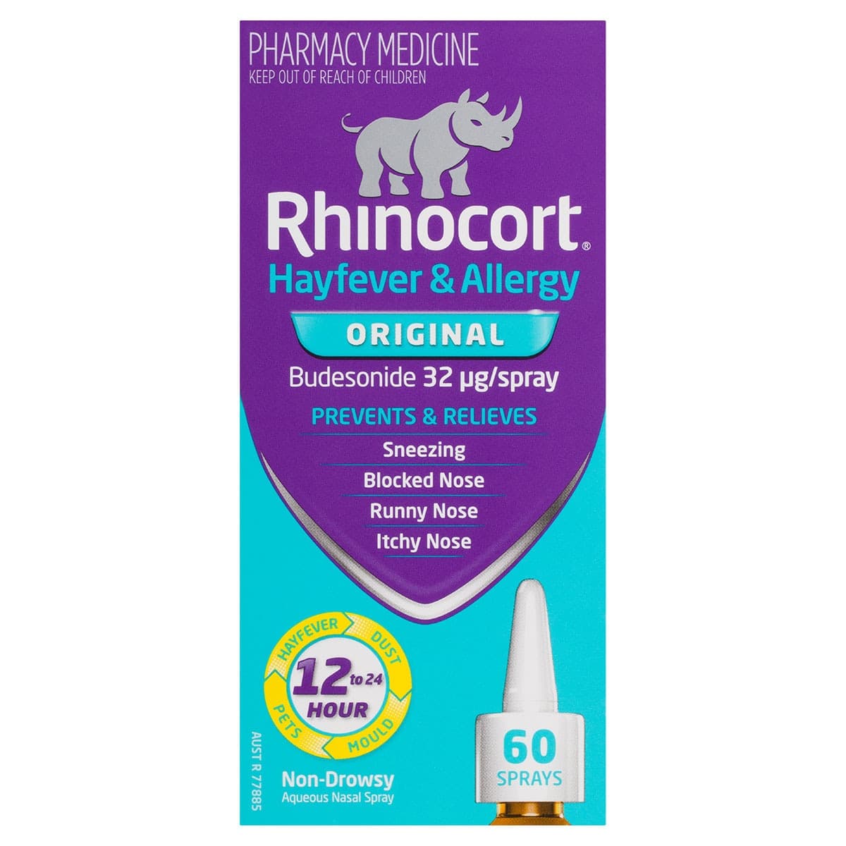Rhinocort Hayfever & Allergy Original Nasal Spray 60 Sprays