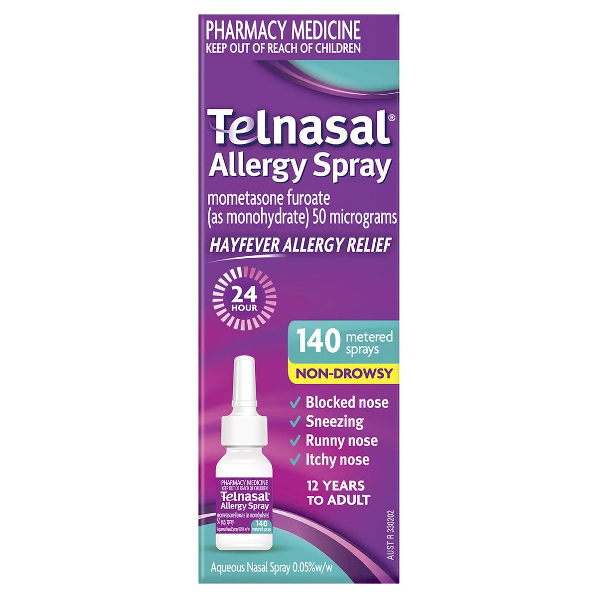 Telnasal Allergy Spray 140 Metered Sprays