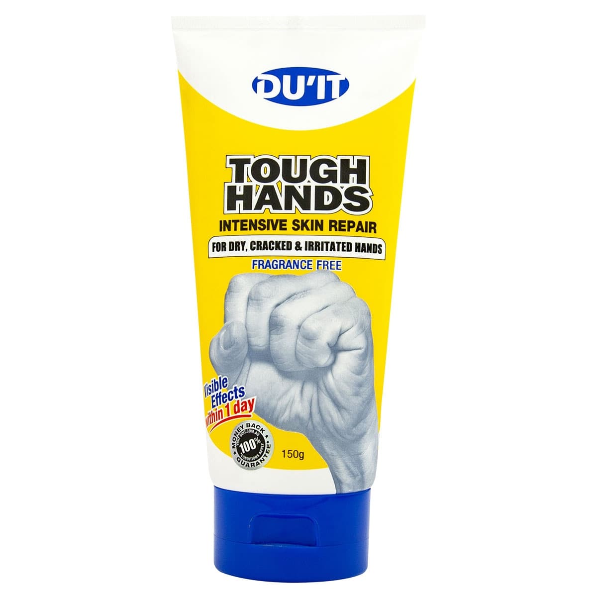 Duit Tough Hands Intensive Skin Repair Hand Cream Fragrance Free 150g