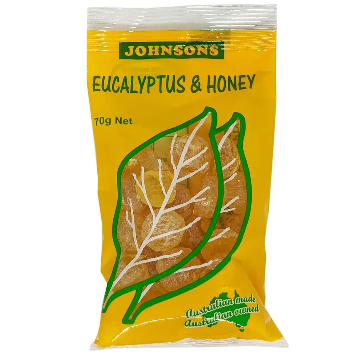 Johnsons Eucalyptus with Honey Drops 70g