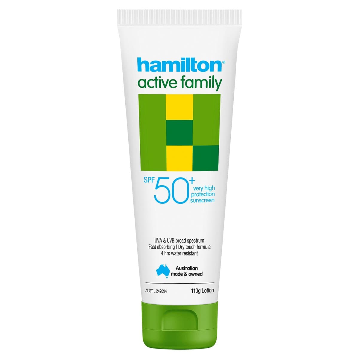 Hamilton Sunscreen Active Family SPF50 110g