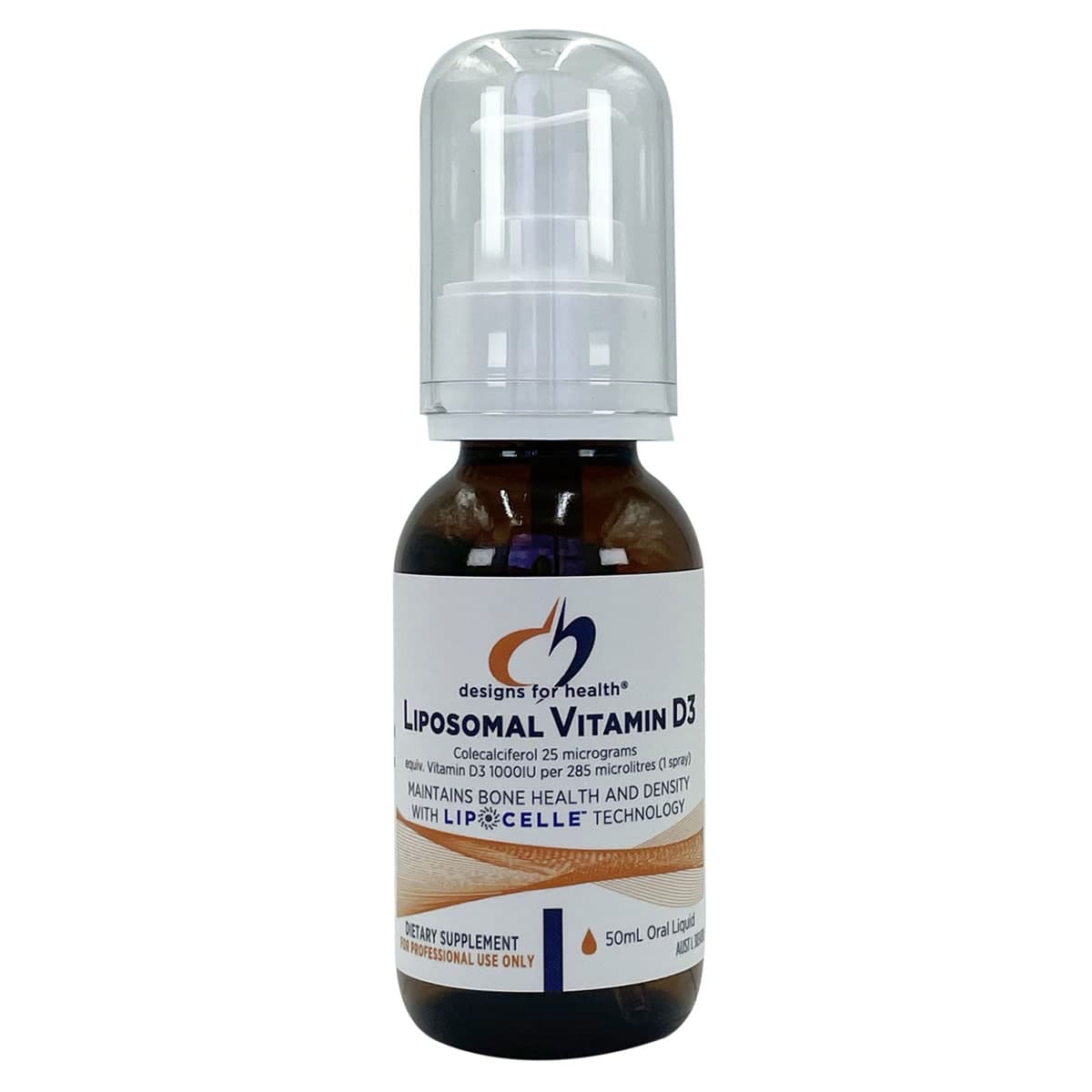 Designs for Health Liposomal Vitamin D3 Liquid 50ml