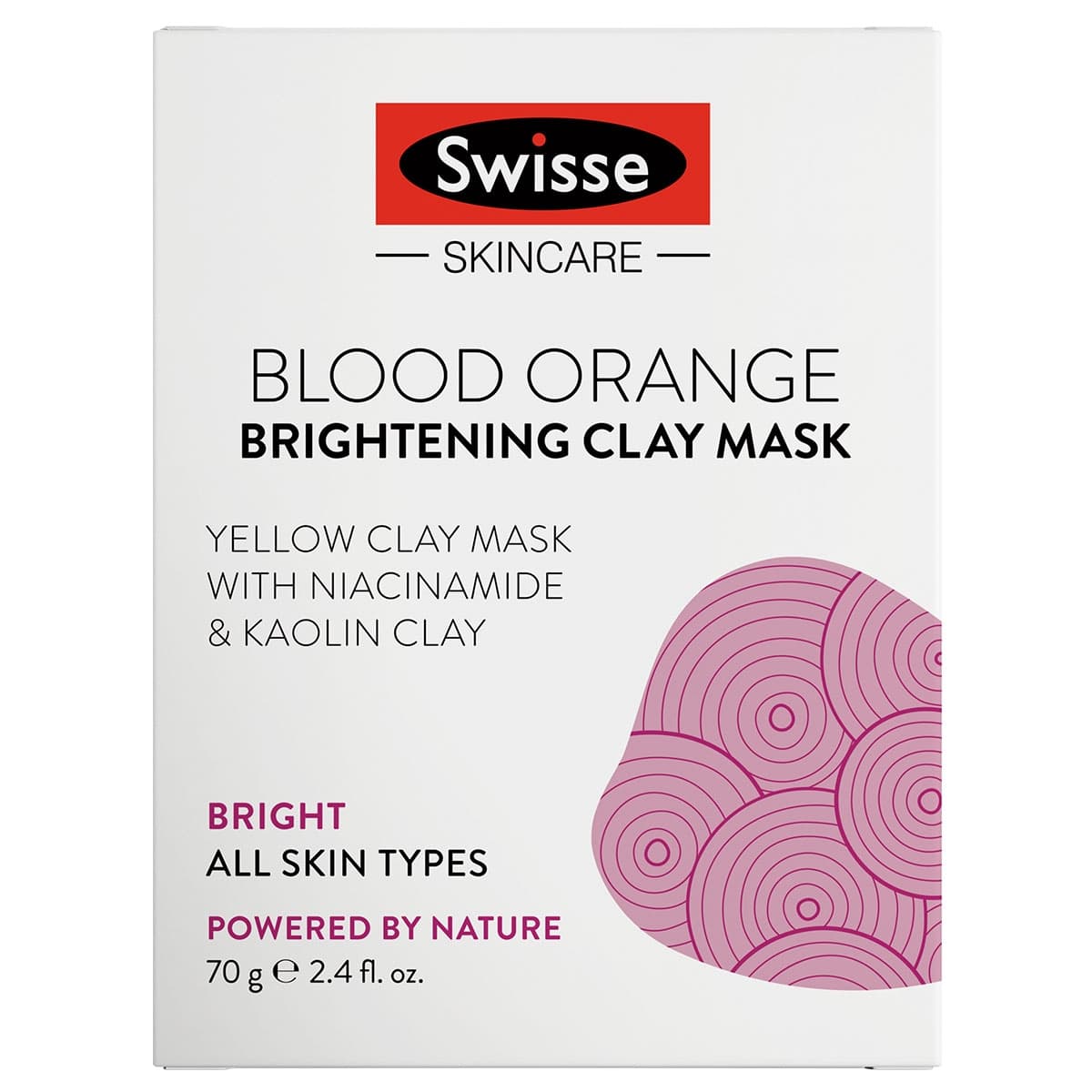Swisse Blood Orange Brightening Clay Mask 70g