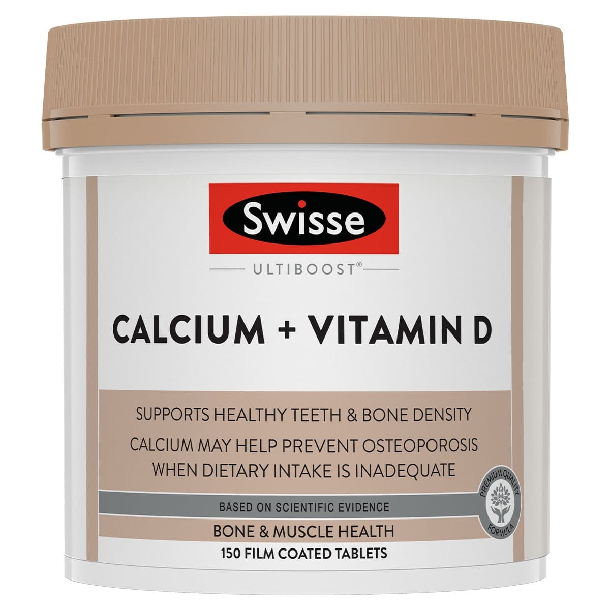 Swisse Ultiboost Calcium + Vitamin D 150 Tablets
