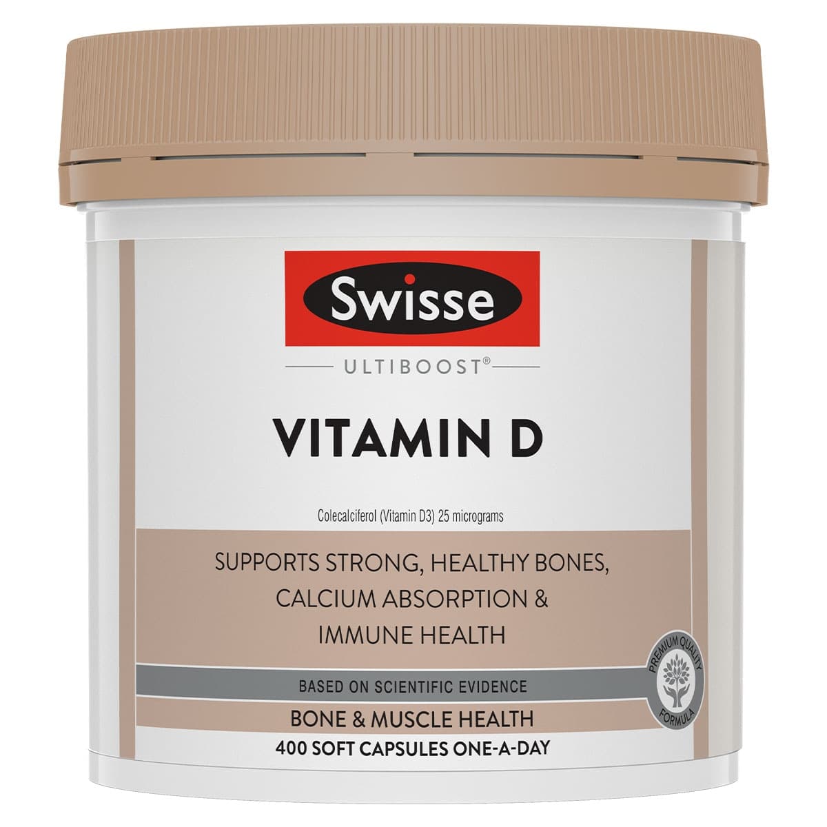 Swisse Ultiboost Vitamin D 400 Capsules