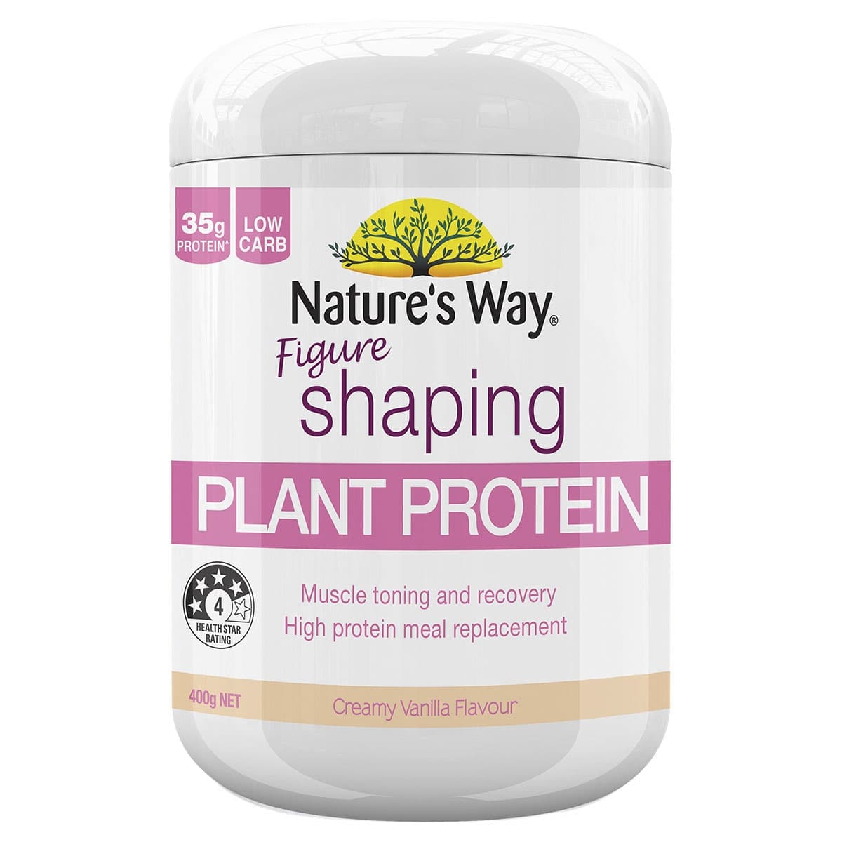 Nature's Way Figure Shaping Plant Protein Vanilla 400g