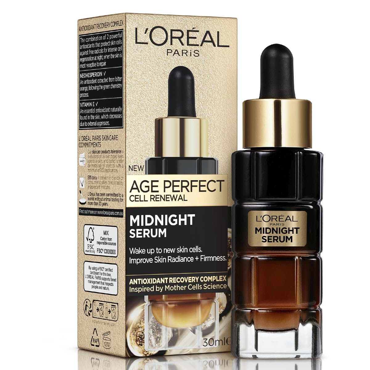 L'Oreal Age Perfect Cell Renewal Midnight Serum 30ml