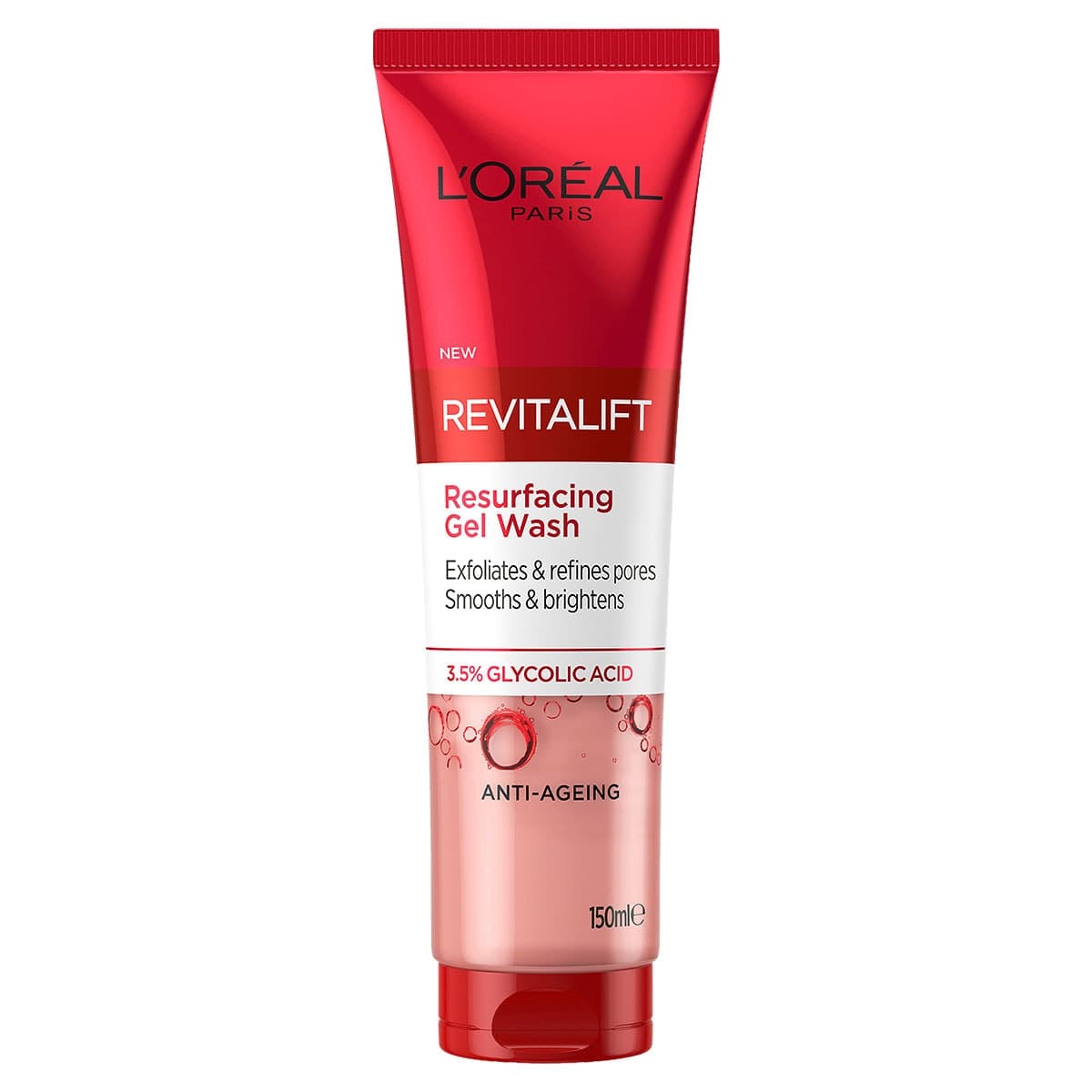 L'Oreal Revitalift Laser 3.5% Glycolic Acid Resurfacing Gel Wash 150ml