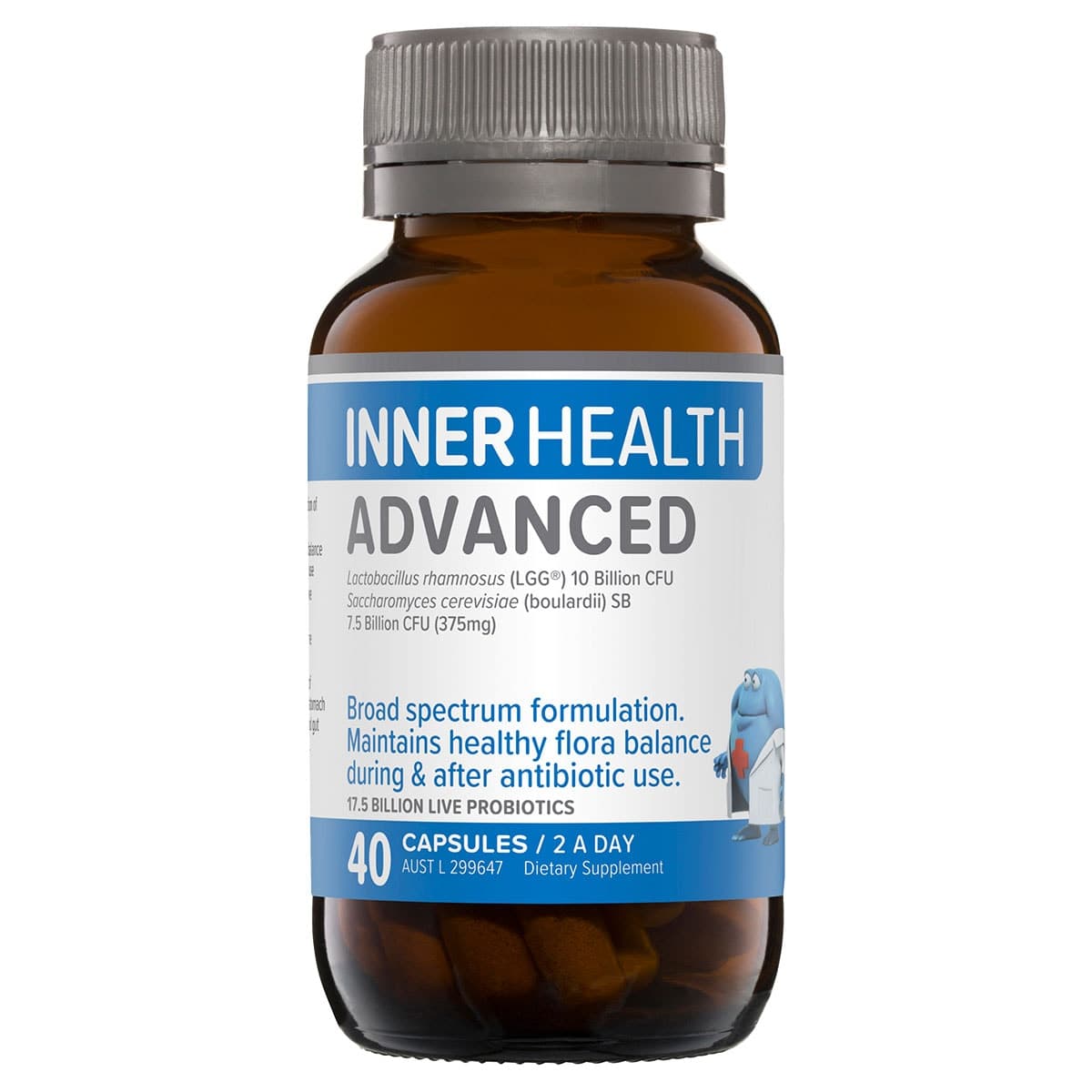 Inner Health Advanced Broad Spectrum Probiotic 40 Capsules