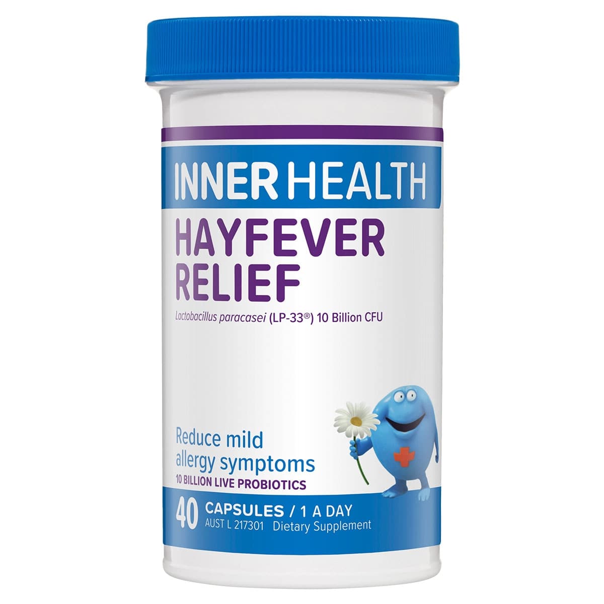 Inner Health Hayfever Relief Probiotic 40 Capsules