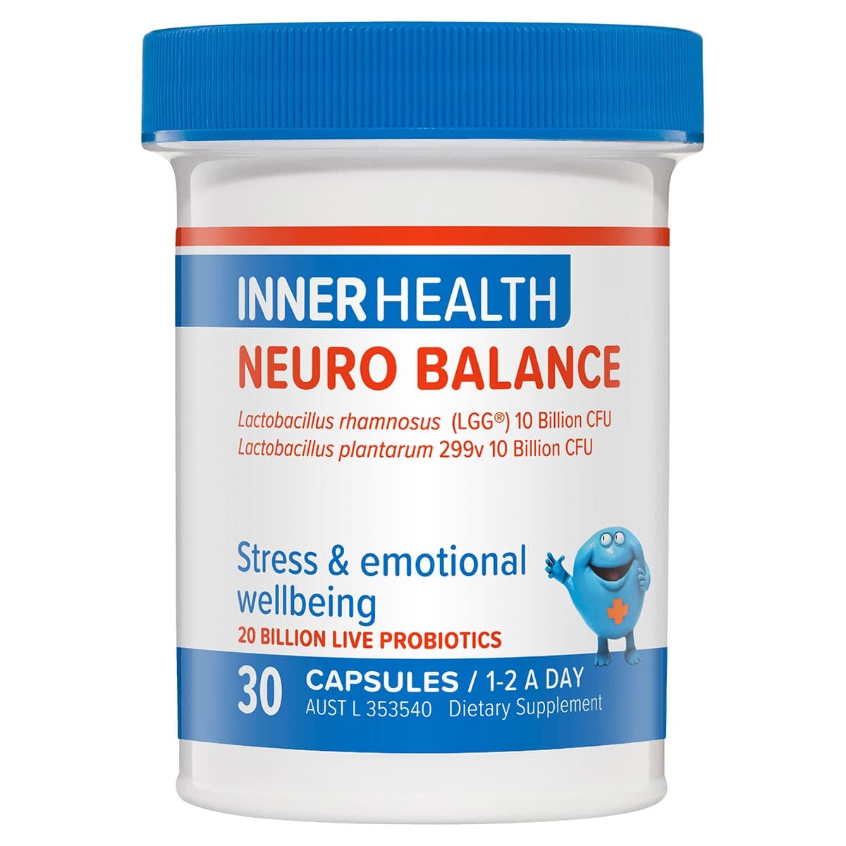 Inner Health Neuro Balance Probiotic 30 Capsules