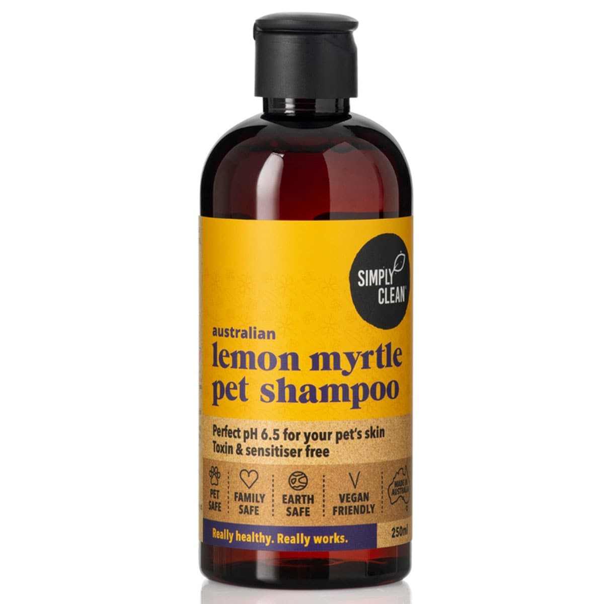 Simply Clean Lemon Myrtle Pet Shampoo 250ml