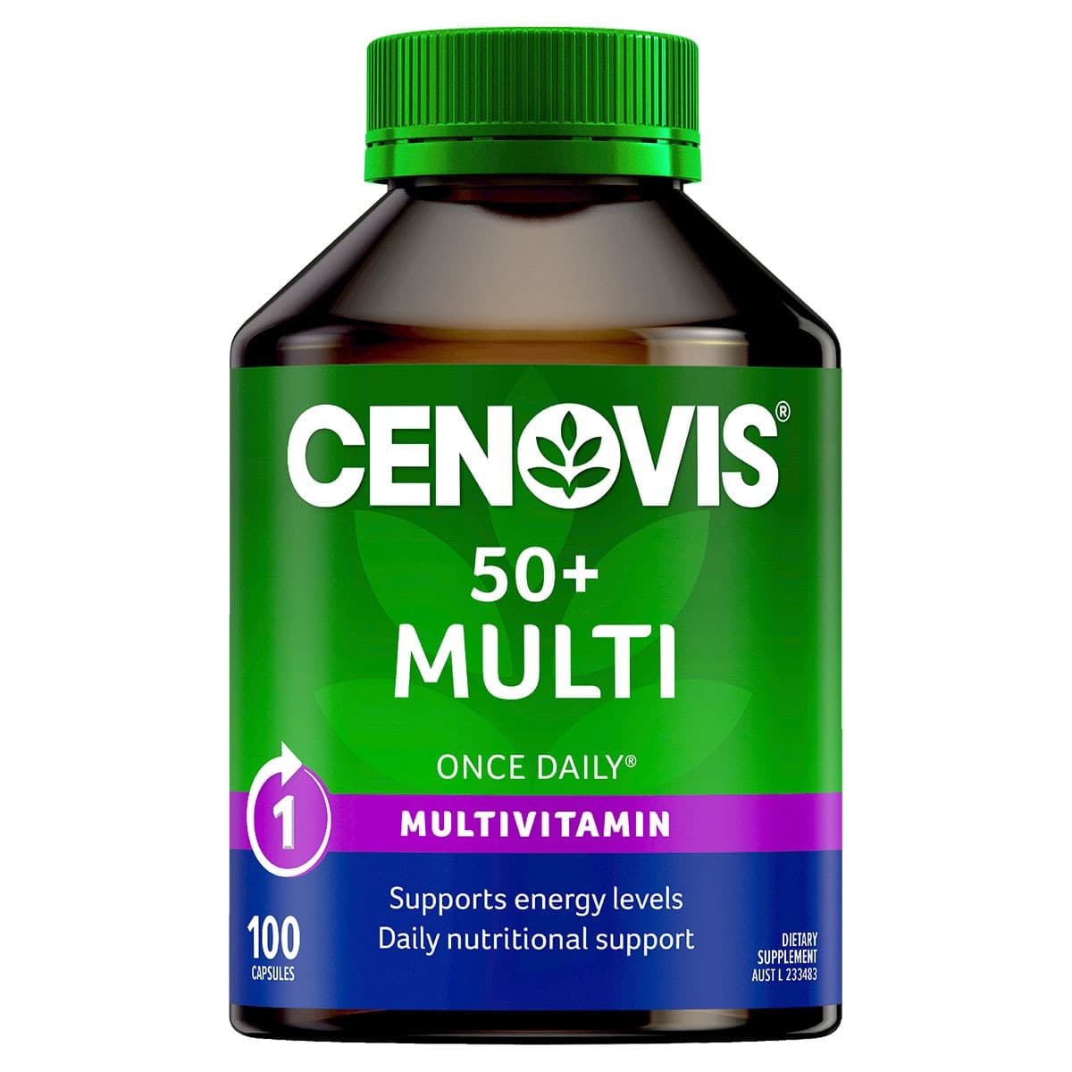 Cenovis Once Daily 50+ Multivitamin 100 Capsules