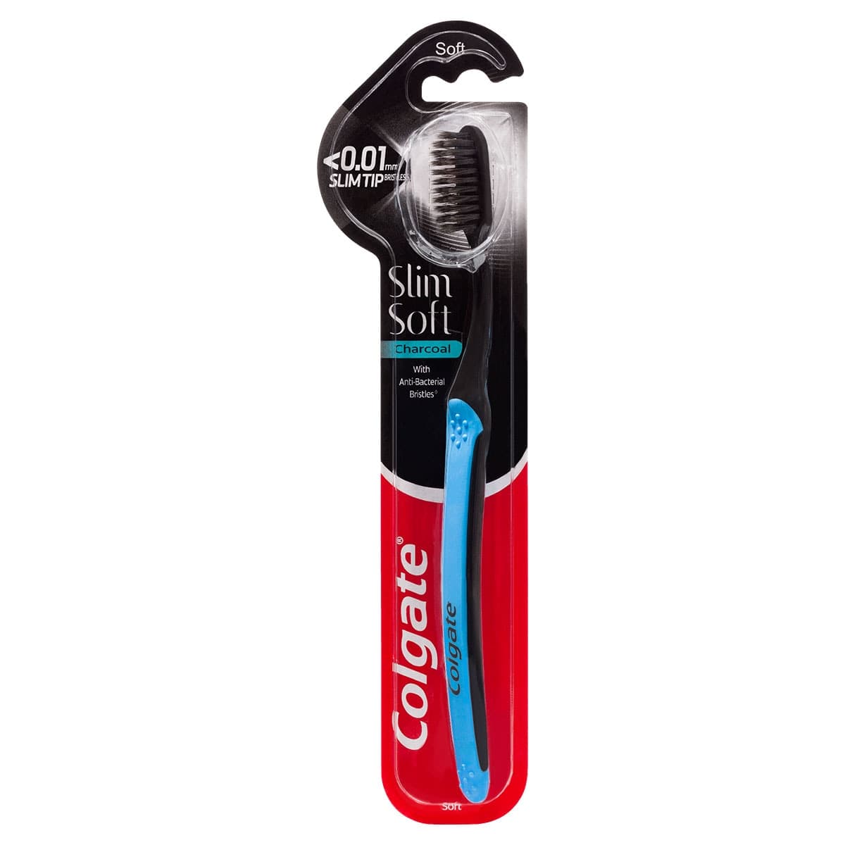 Colgate SlimSoft Charcoal Toothbrush 1 Pack